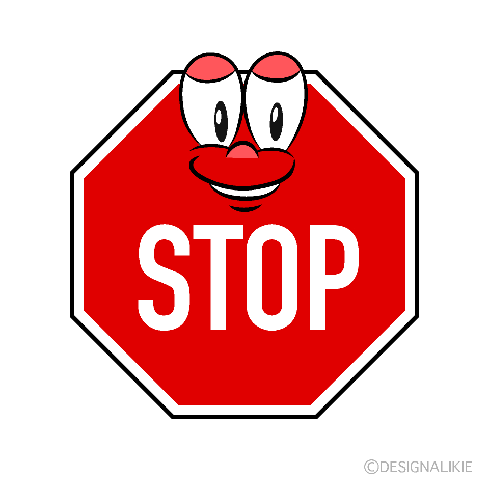 Free Stop Sign Cartoon Character Clipart | Charatoon throughout Free Printable Stop Sign
