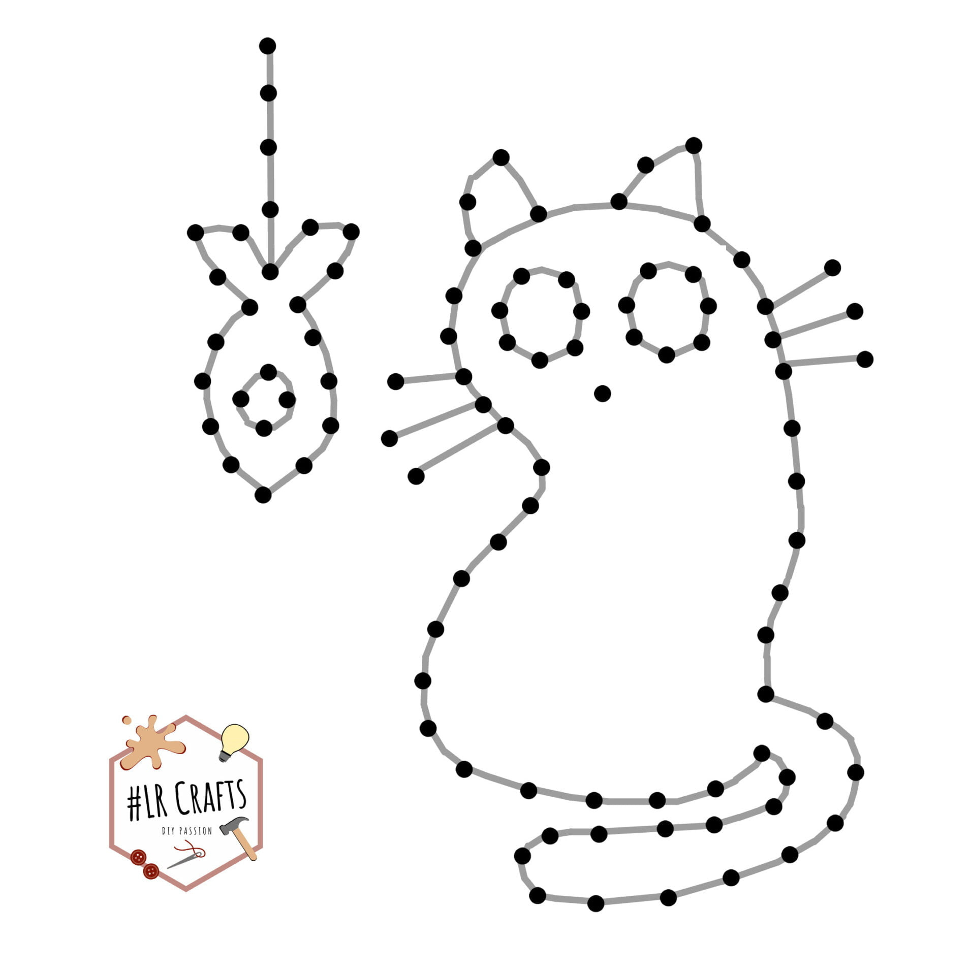 Free String Art Patterns | #Lrcrafts regarding Free Printable String Art Patterns For Kids