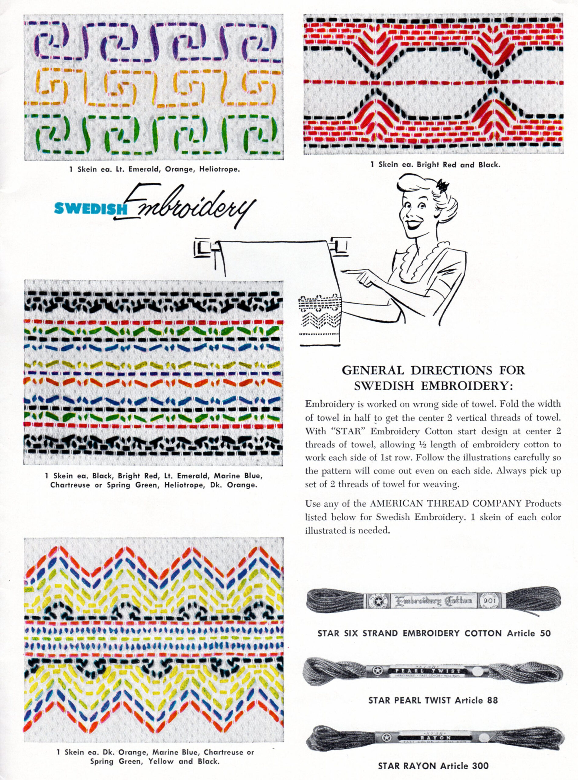 Free Swedish Embroidery Patterns Archives - Vintage Crafts And More with Free Printable Swedish Weaving Patterns