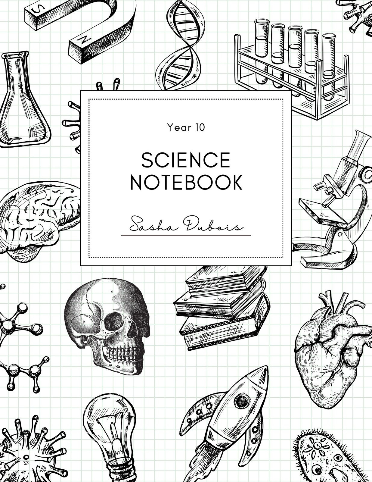 Free To Edit And Print Science Notebook Templates | Canva throughout Free Interactive Science Notebook Templates