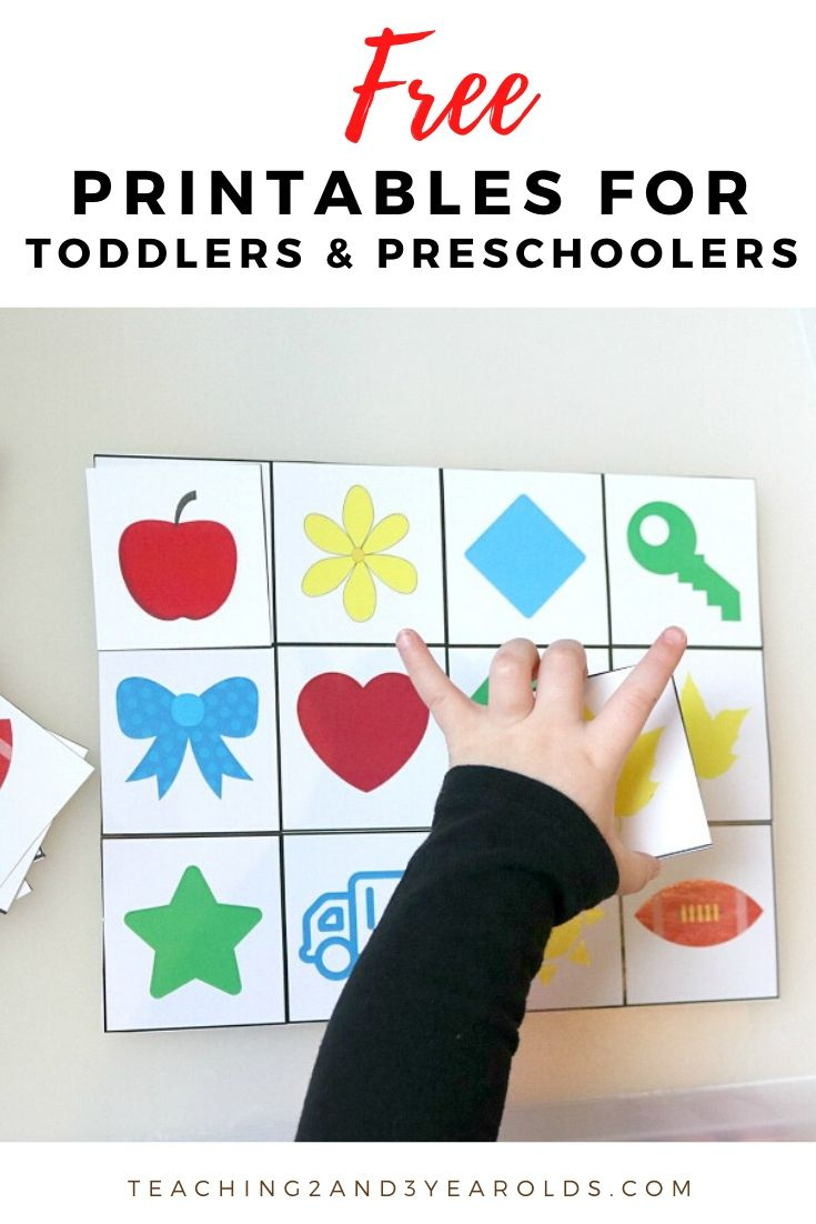 Free Toddler And Preschool Printables inside Free Preschool Printables For 2 Year Olds