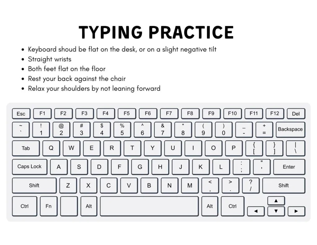 Free Typing Goals Printable Worksheets - Hess Unacademy inside Free Printable Typing Worksheets