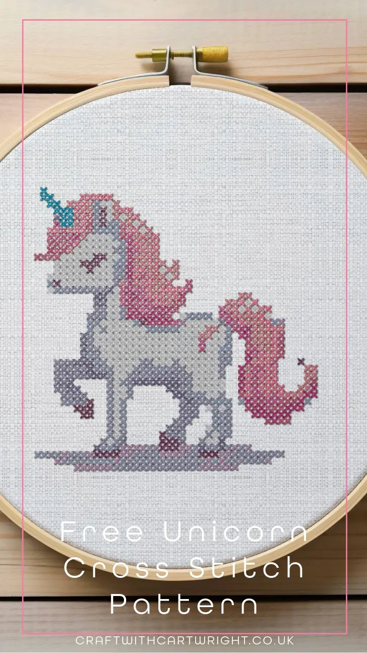 Free Unicorn Cross Stitch Pattern: A Simple, Cute Design For regarding Free Printable Unicorn Cross Stitch Pattern