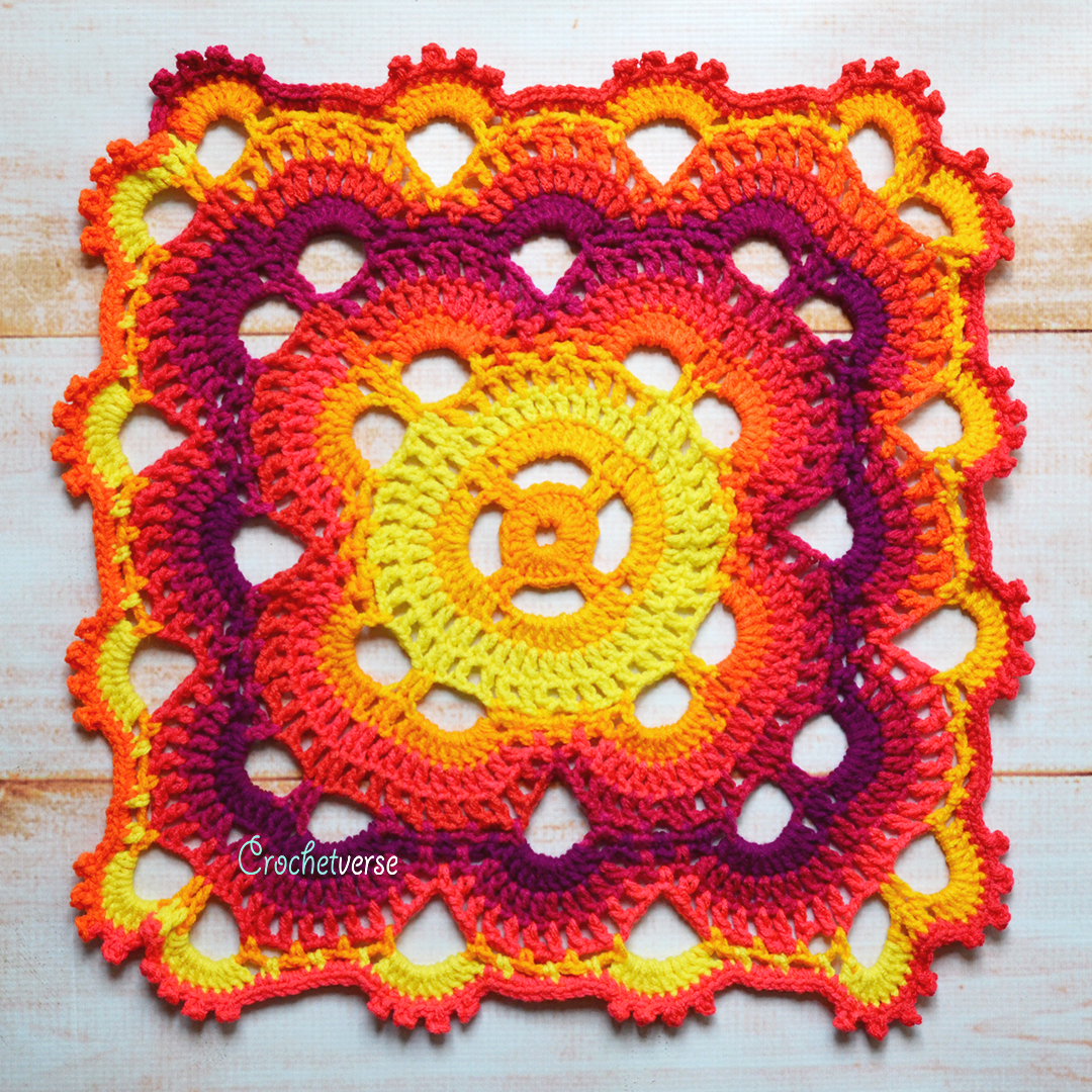 Free &amp;quot;Virus (Sort Of) Blanket&amp;quot; Crochet Pattern - Crochetverse with Free Printable Virus Crochet Blanket Pattern