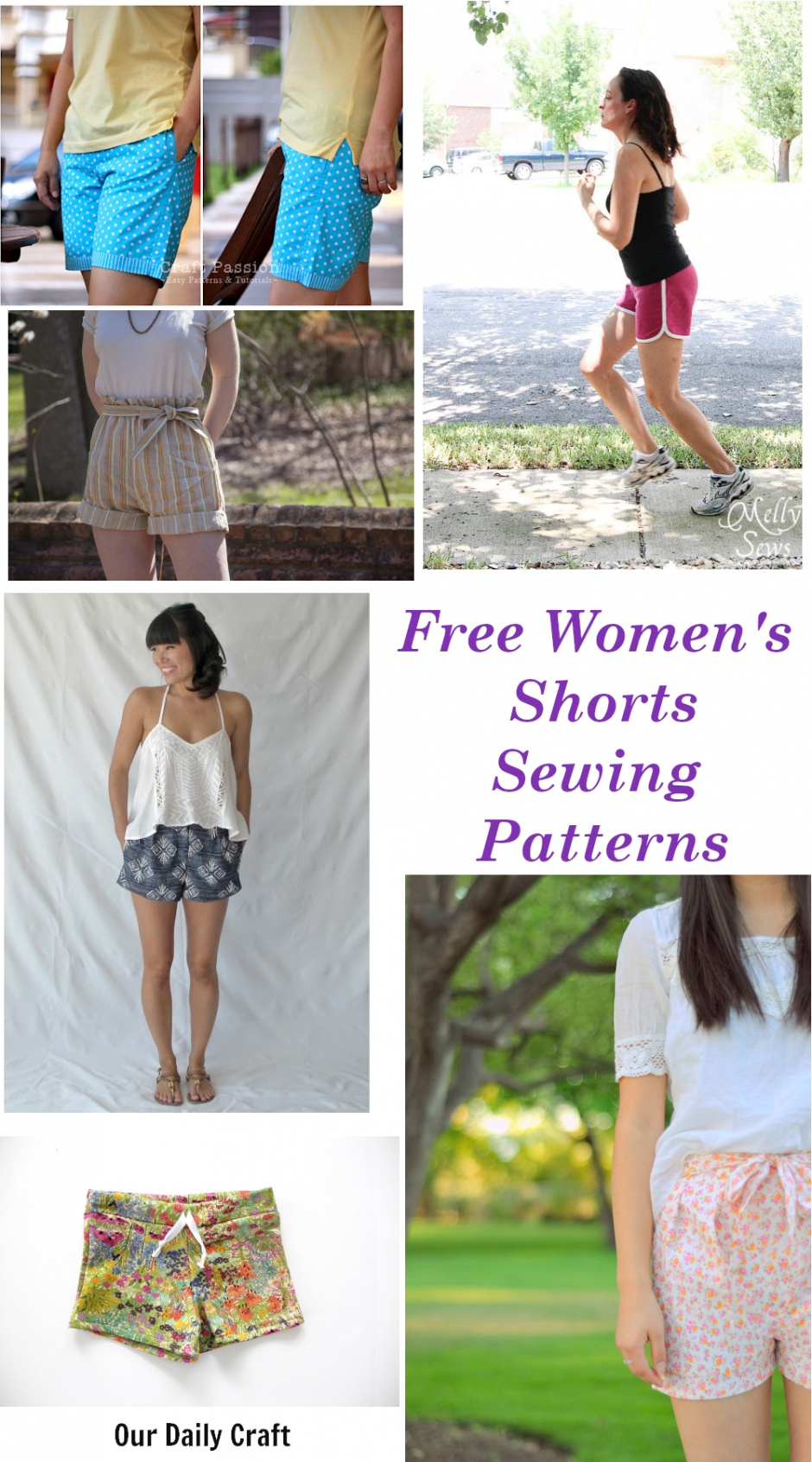 Free Women&amp;#039;S Shorts Sewing Patterns - Our Daily Craft intended for Free Printable Ladies Shorts Sewing Patterns