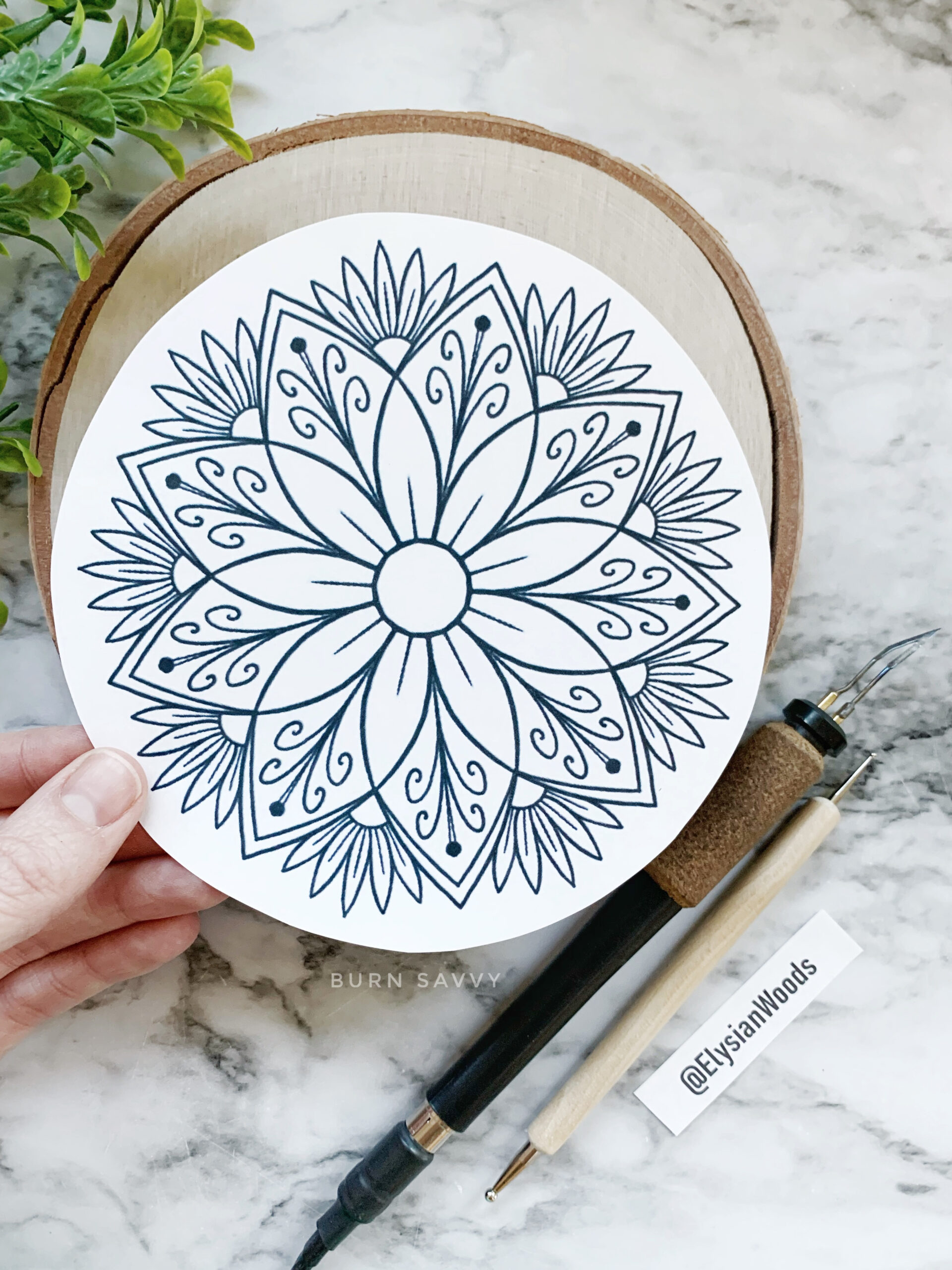 Free Woodburning Patterns | Burn Savvy in Free Printable Pyrography Patterns
