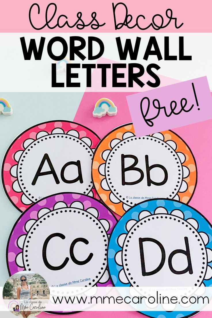 Free Word Wall Letters in Free Printable Word Wall Letters