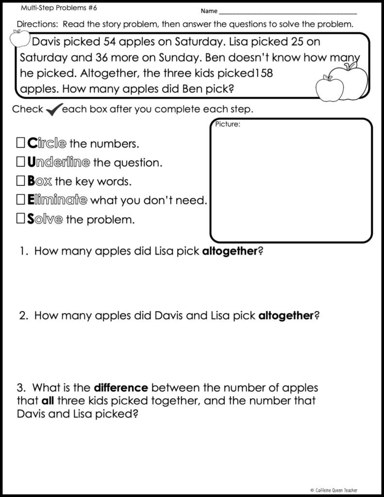 Free Worksheet - Addition And Subtraction Word Problems Strategy with regard to Free Printable Problem Solving Worksheets For Adults
