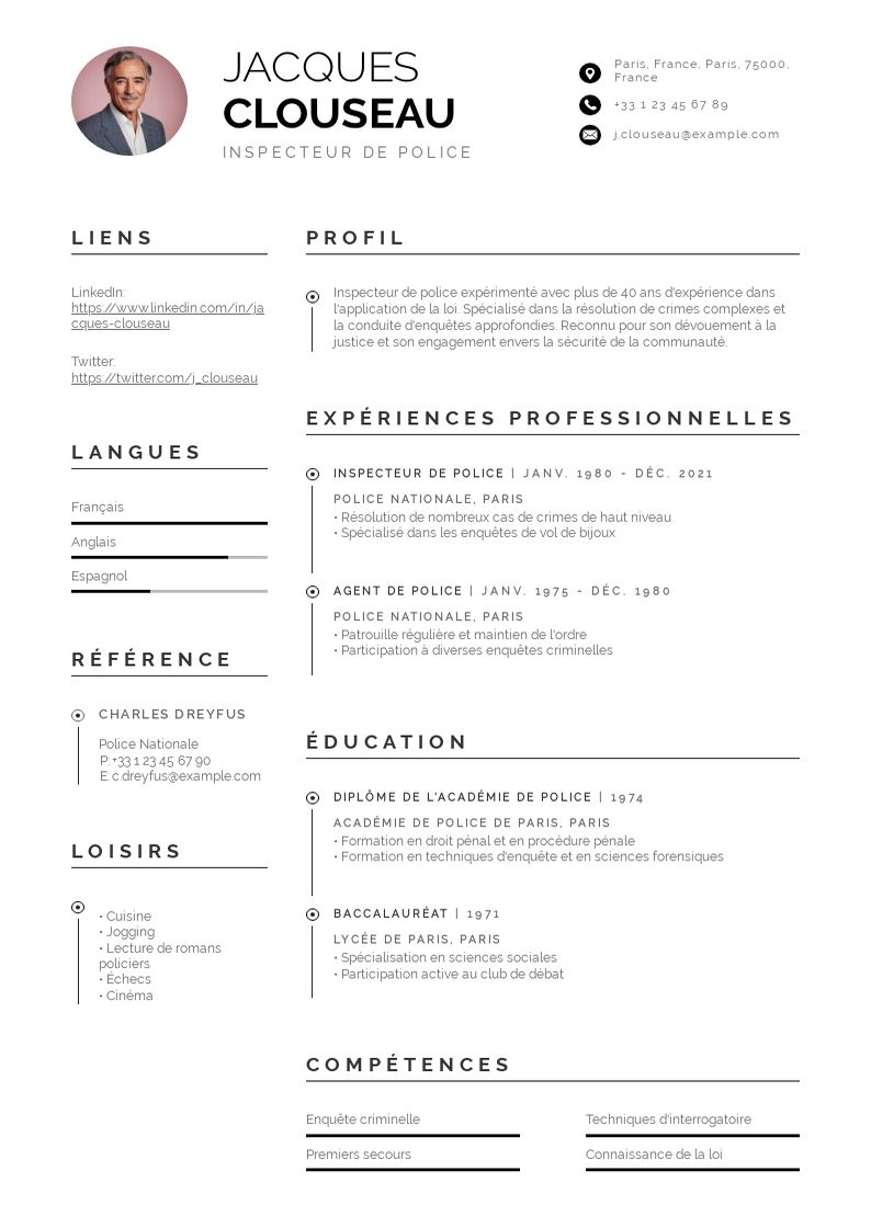 French Resume Format Guide (2024): Template, Examples &amp;amp; Tips with regard to French Cv Template Free Download