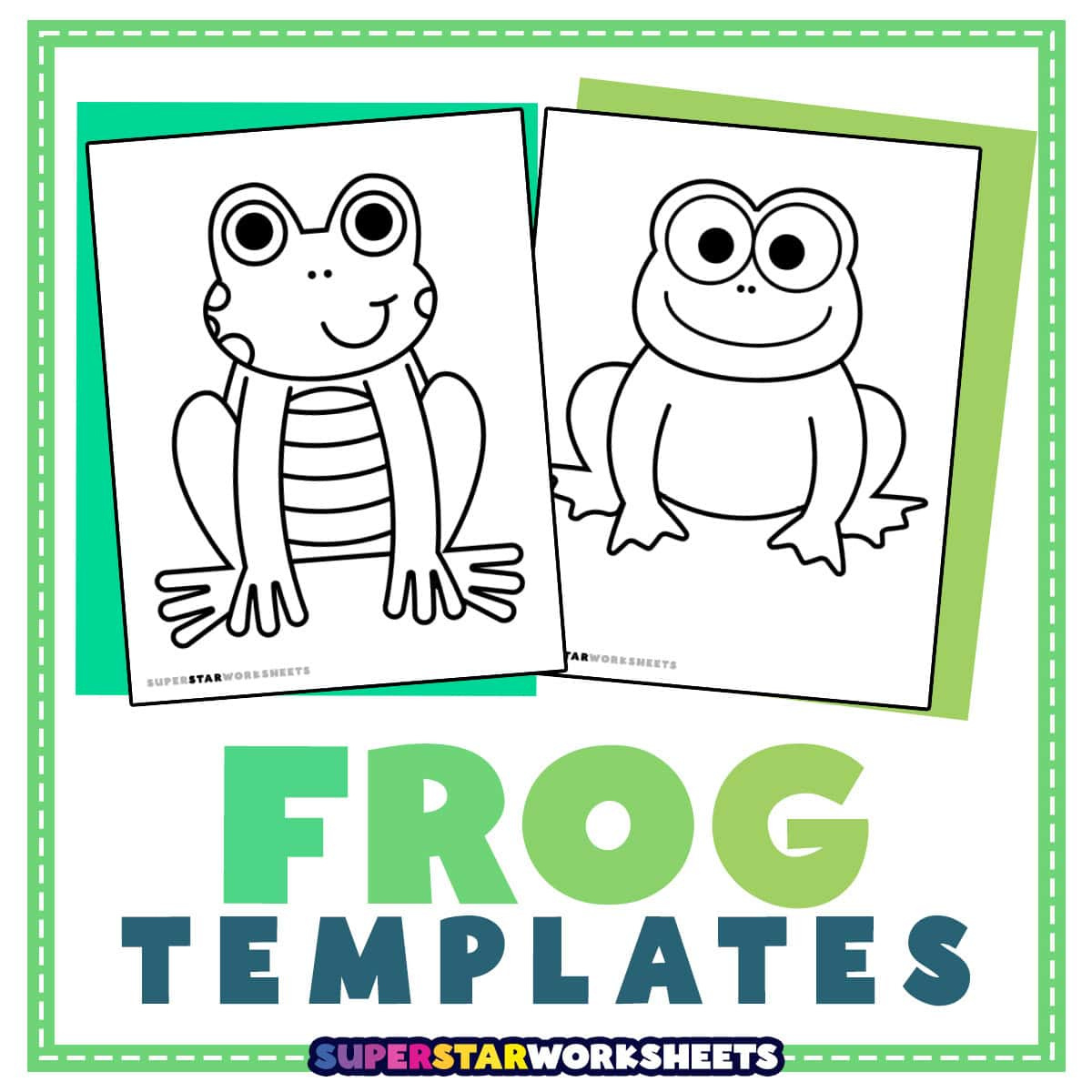 Frog Template (Free Printables) - Superstar Worksheets throughout Free Frog Printable Patterns