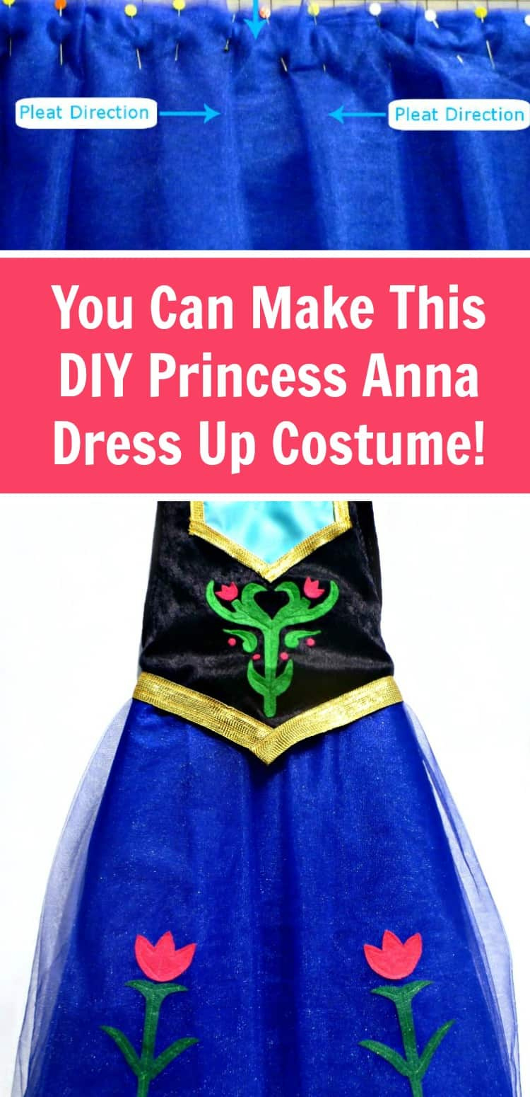 Frozen Princess Anna Costume with regard to Anna Diy Costume Printable Stencil