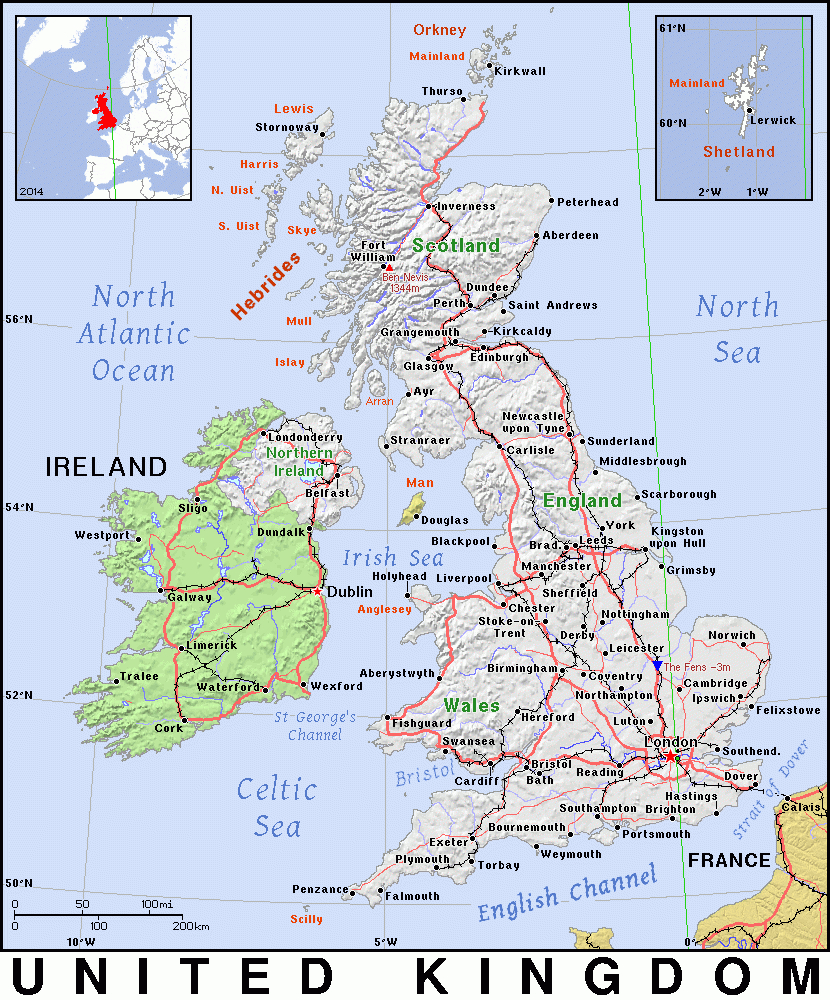 Gb · United Kingdom · Public Domain Mapspat, The Free, Open regarding Free Printable Map Of Great Britain