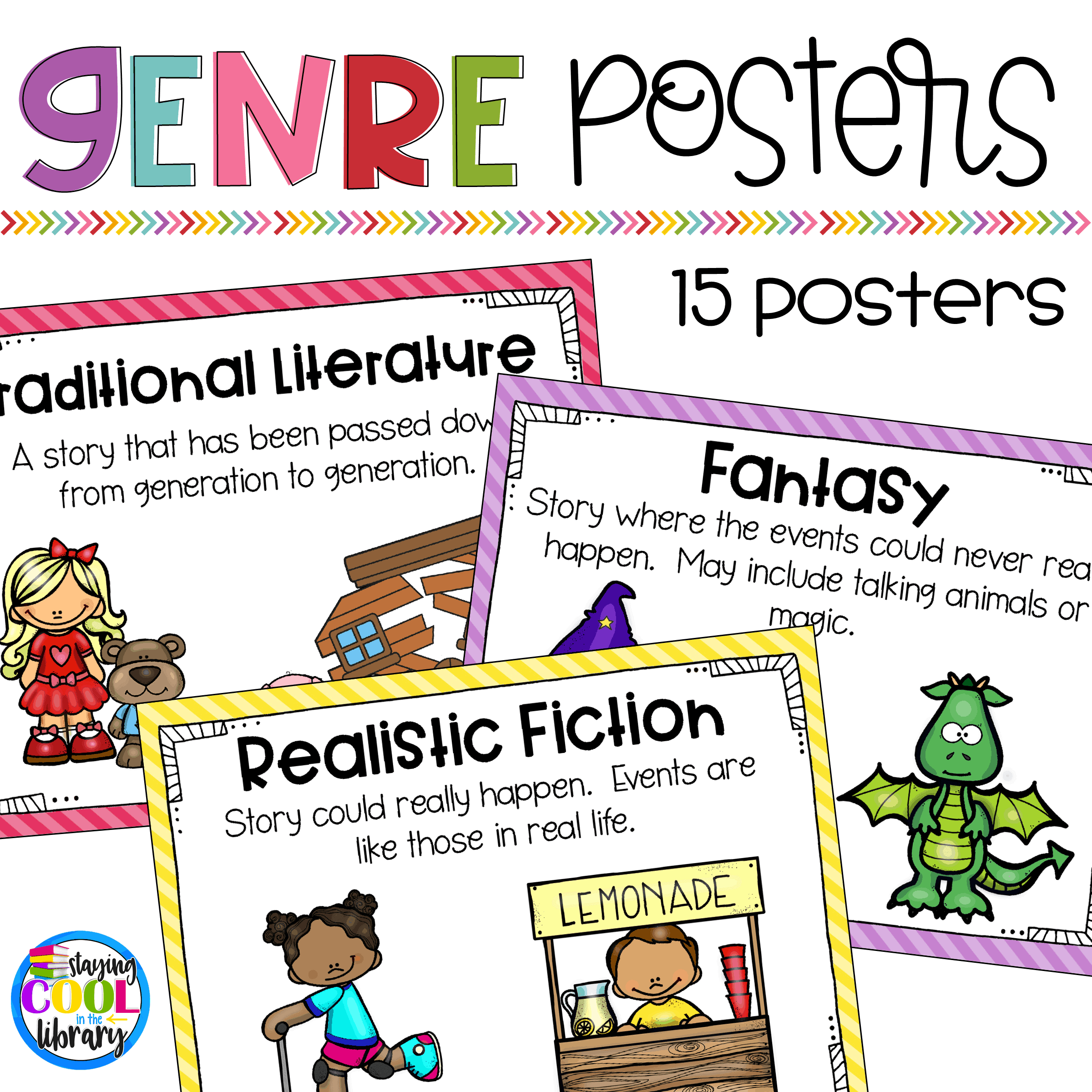 Genre Posters throughout Free Printable Genre Posters