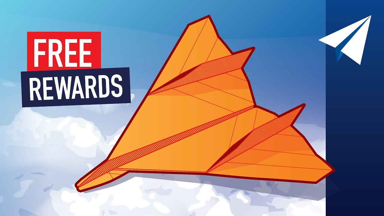 Get Your Free Rewards! — 1,000 Subscribers — Free Paper Airplane Templates And Instructions inside Foldable Flight Free Templates