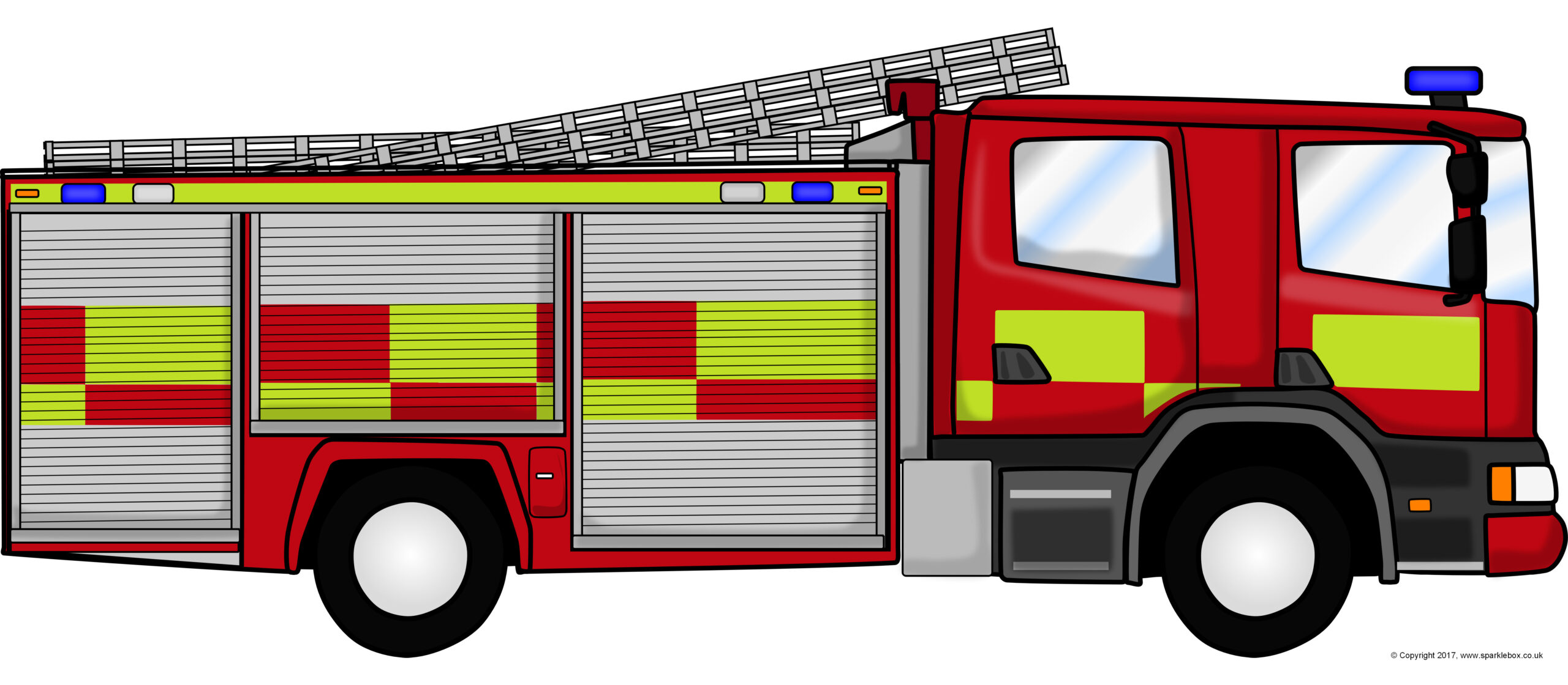 Giant Fire Engine Picture For Display (Sb11808) - Sparklebox pertaining to Sparklebox Free Printables