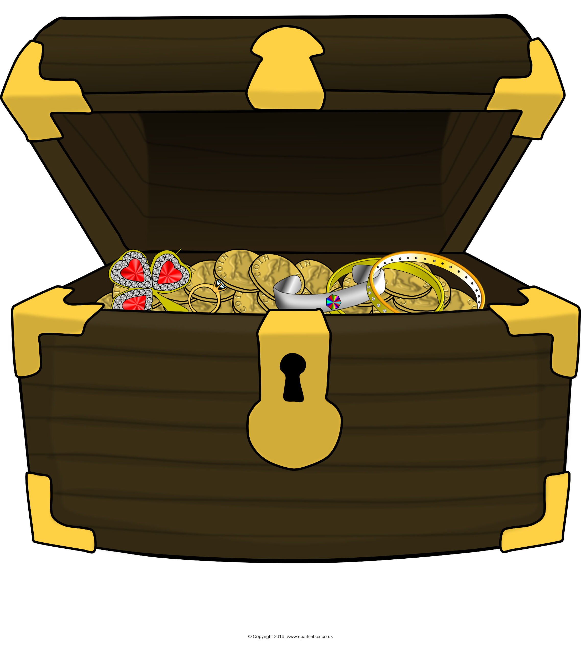 Giant Treasure Chest Picture For Display (Sb11509) - Sparklebox in Sparklebox Free Printables