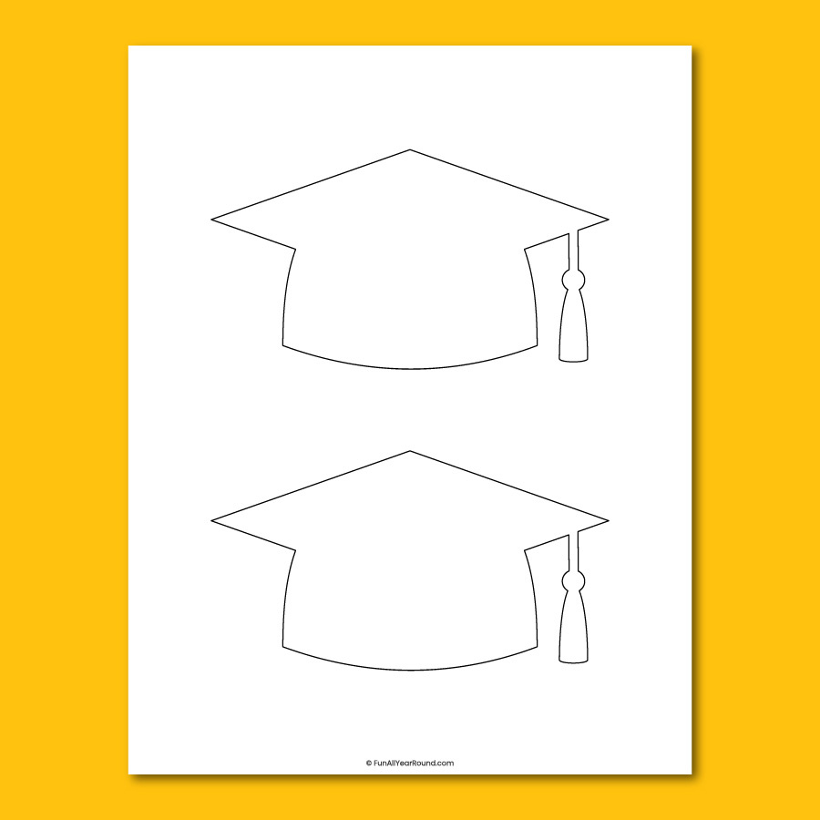 Graduation Cap Template - Fun All Year Round throughout Graduation Cap Template Free