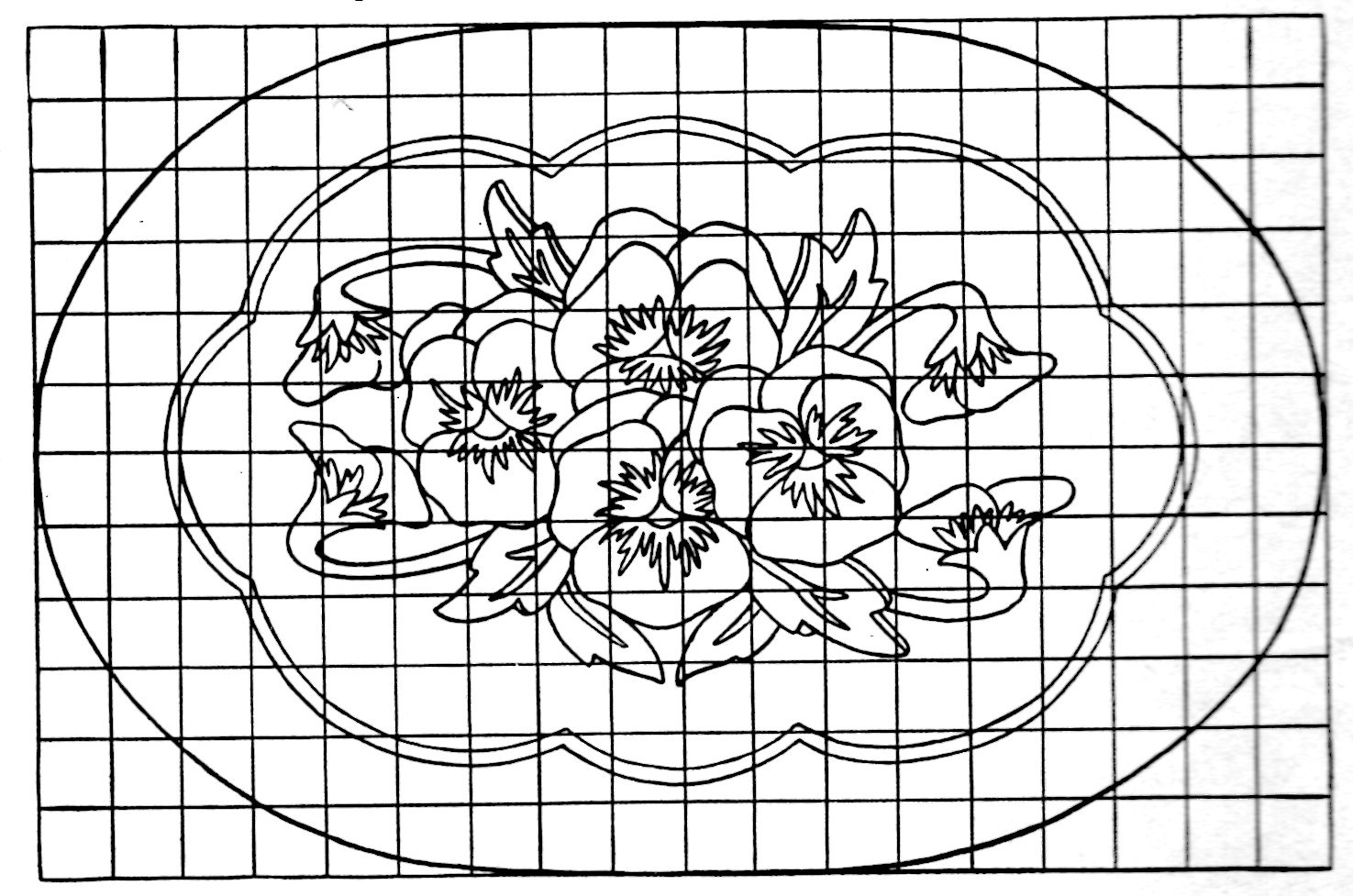 Grid Pattern Design Free Printable Latch Hook Patterns - Printable for Printable Latch Hook Patterns