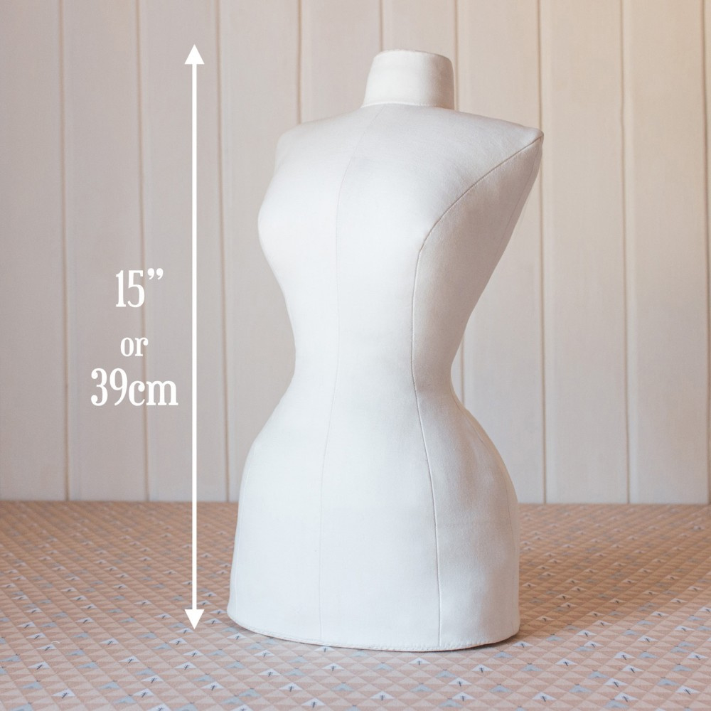 Half Scale 1:2 Mini Dress Form Pdf Pattern - Ninonella Historical within Printable Dress Form Pattern