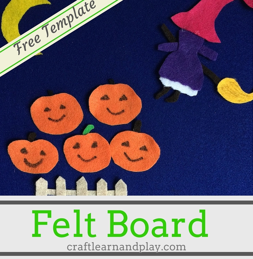 Halloween Flannel Board – Five Little Pumpkins - Craft Learn And Play with regard to Free Printable Flannel Board Story Patterns