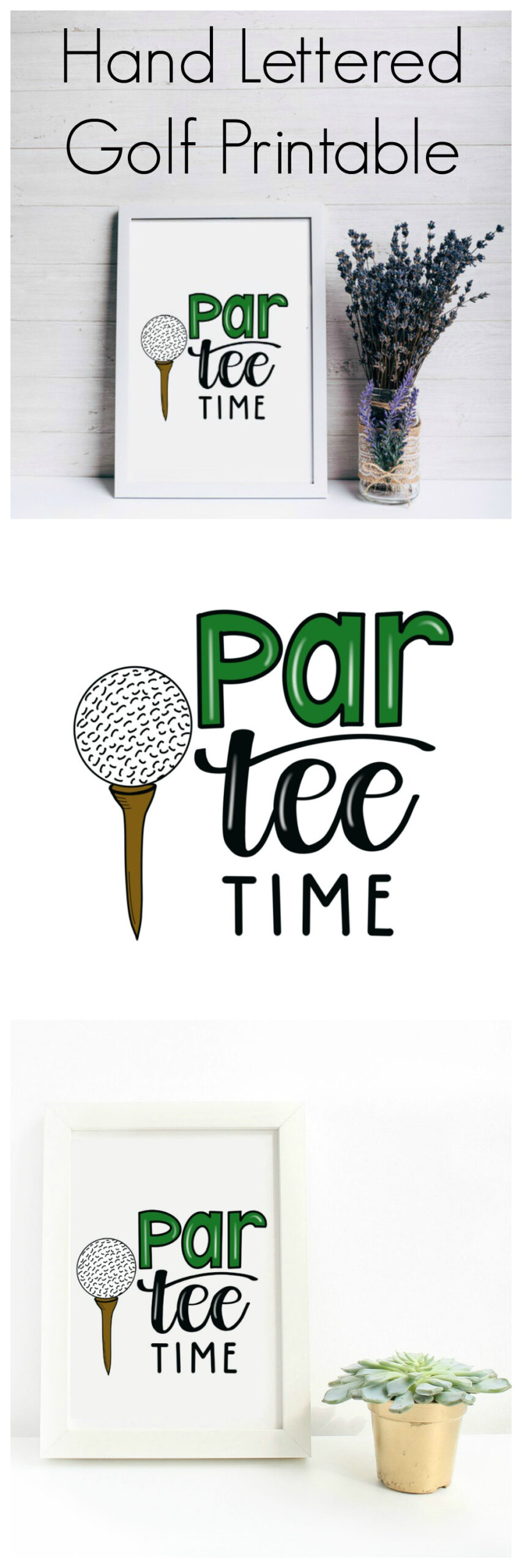 Hand Lettered Golf Printable - Amy Latta Creations within Free Golf Printables