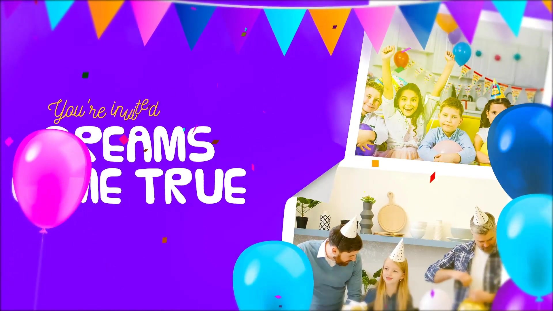 Happy Birthday Presentation Direct Download 32299191 Videohive inside Birthday Slideshow Template Premiere Pro Free