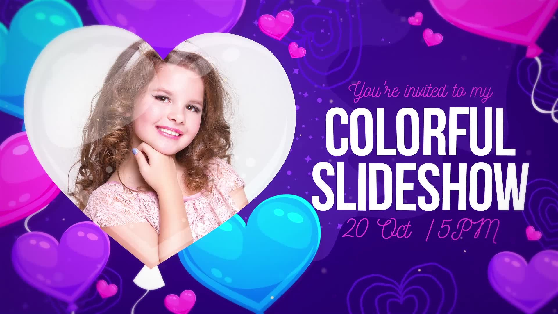 Happy Birthday Slideshow Fast Download Videohive 31615895 Premiere Pro regarding Birthday Slideshow Template Premiere Pro Free