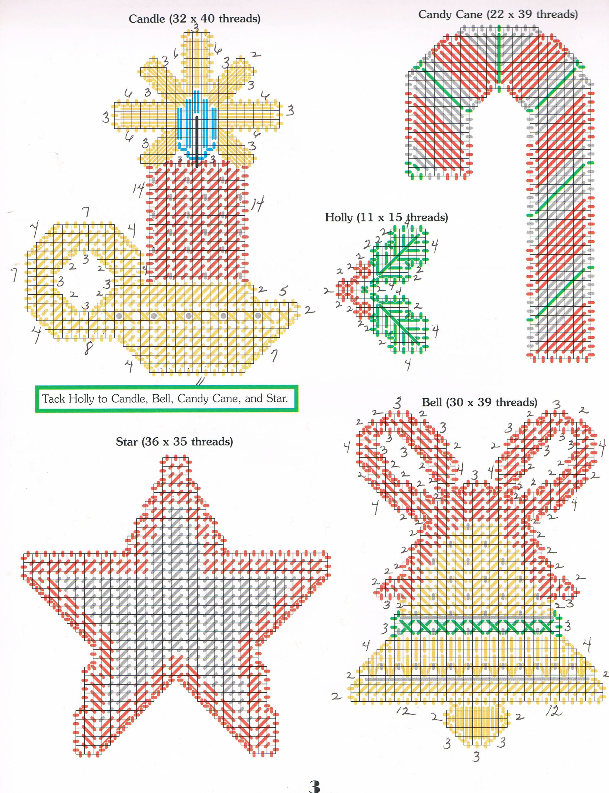 Happy Holiday Trims 3/6 throughout Free Plastic Canvas Patterns Christmas Printable