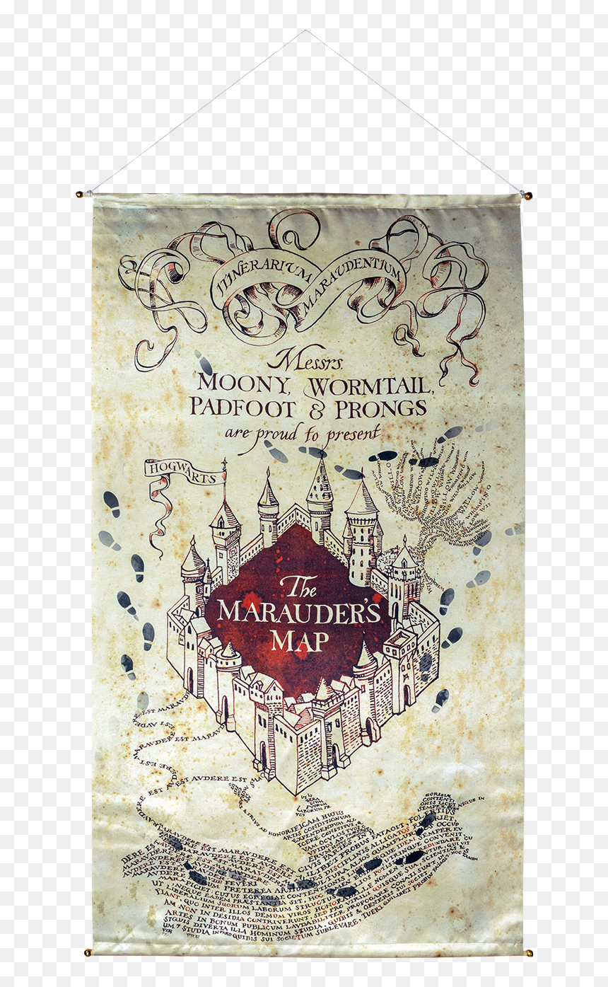 Harry Potter Marauders Map, Hd Png Download - Vhv pertaining to Free Printable Harry Potter Marauders Map