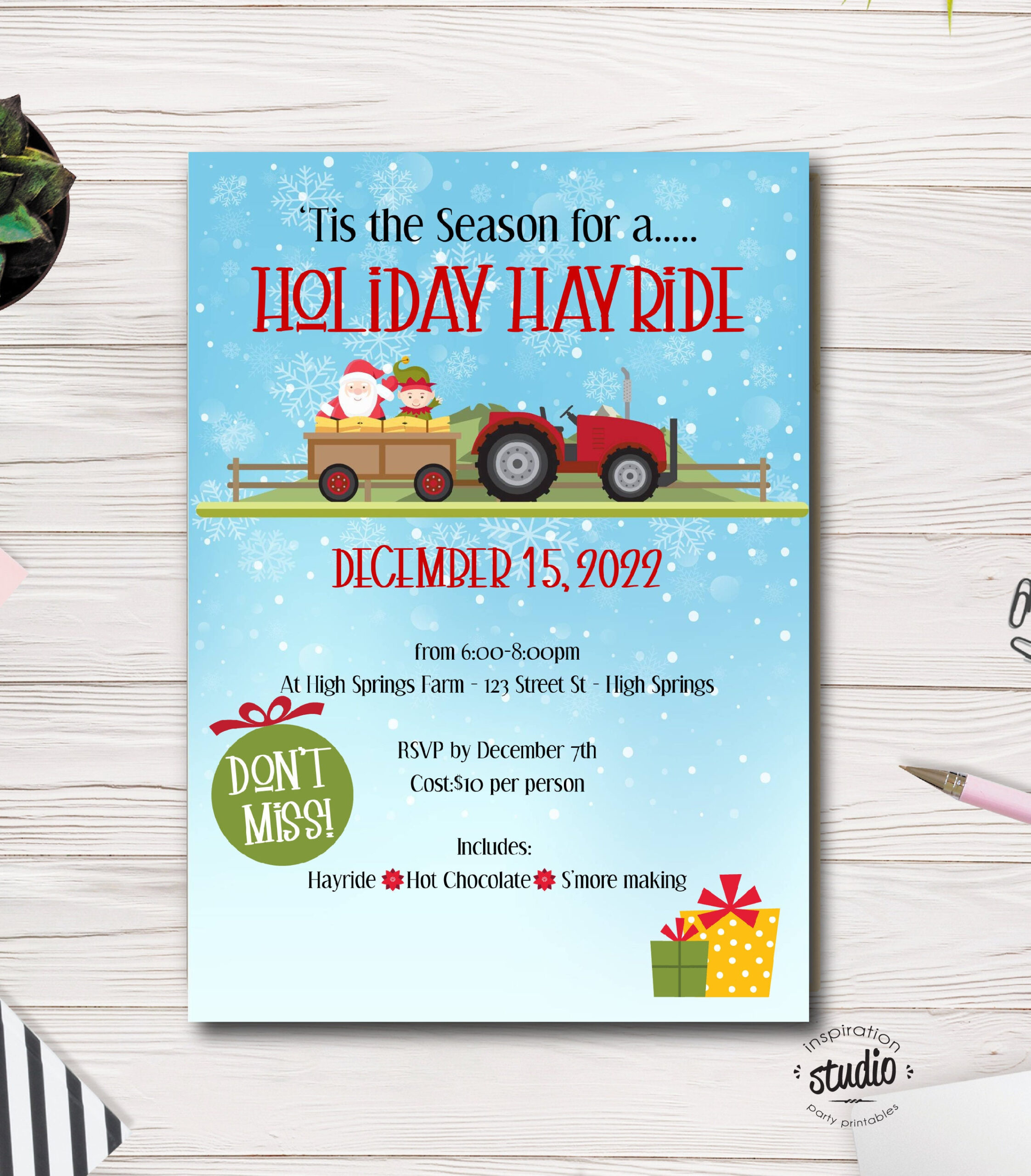 Hay Ride Invitation - Etsy intended for Free Printable Hayride Invitations