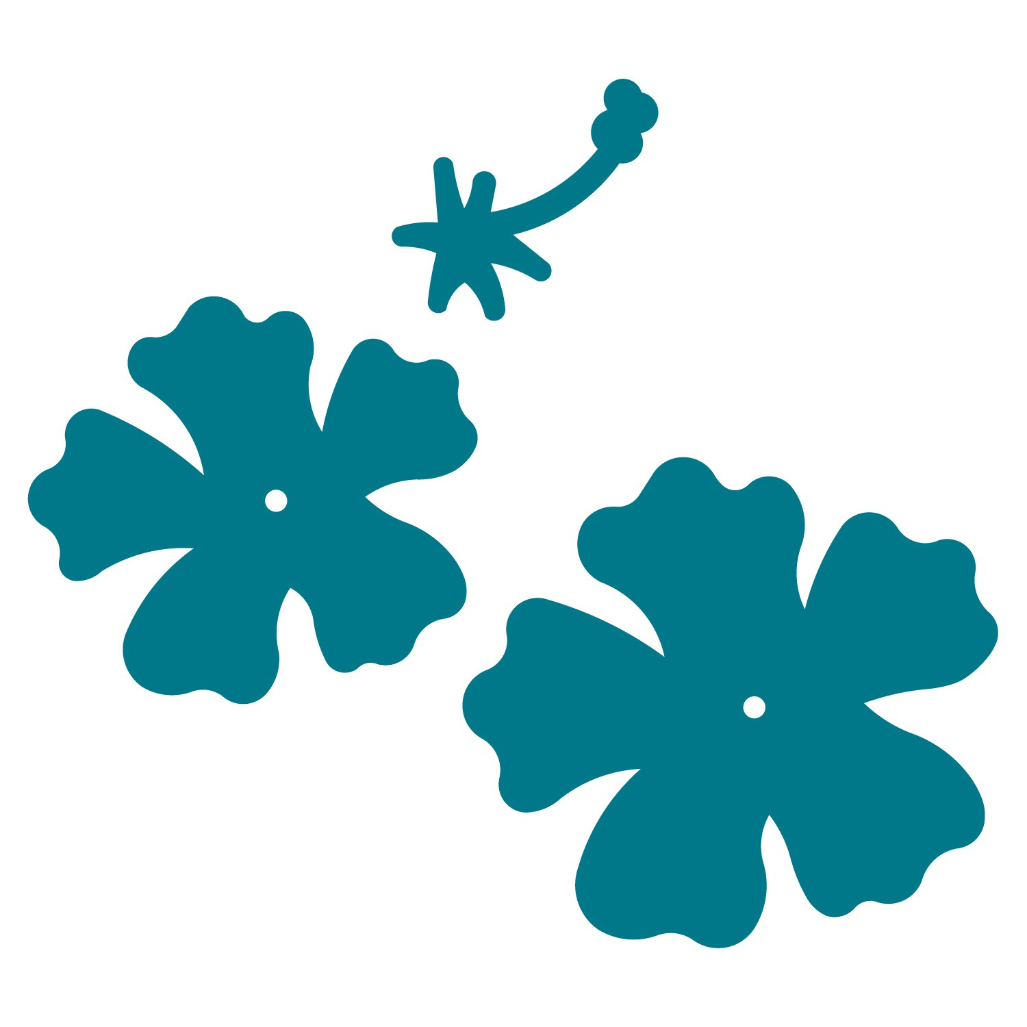Hibiscus Flower Stencil | Free Stencil Gallery - Worksheets Library with Free Printable Hawaiian Flower Stencil