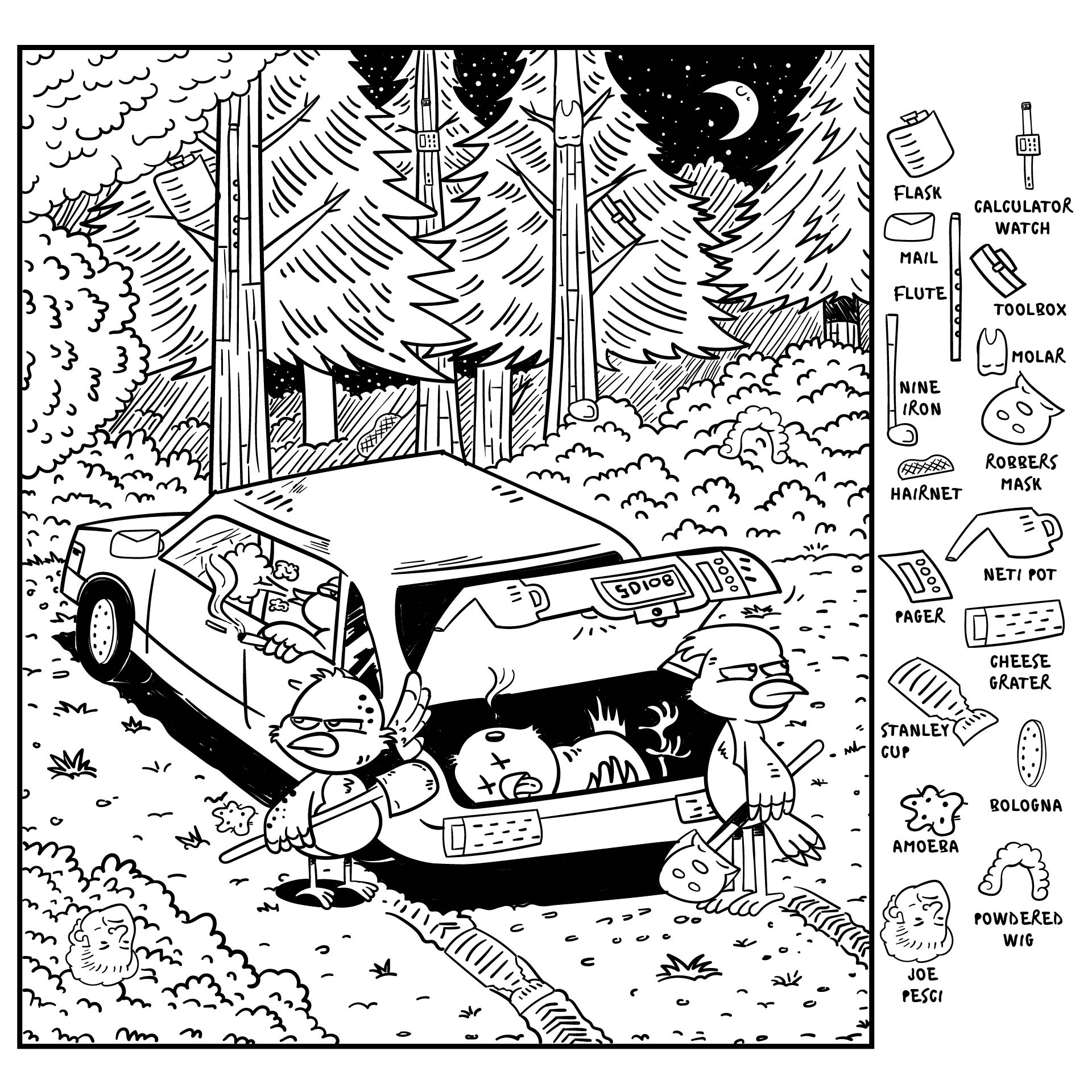 Hidden Object - 20 Free Pdf Printables | Printablee intended for Free Printable Difficult Hidden Pictures