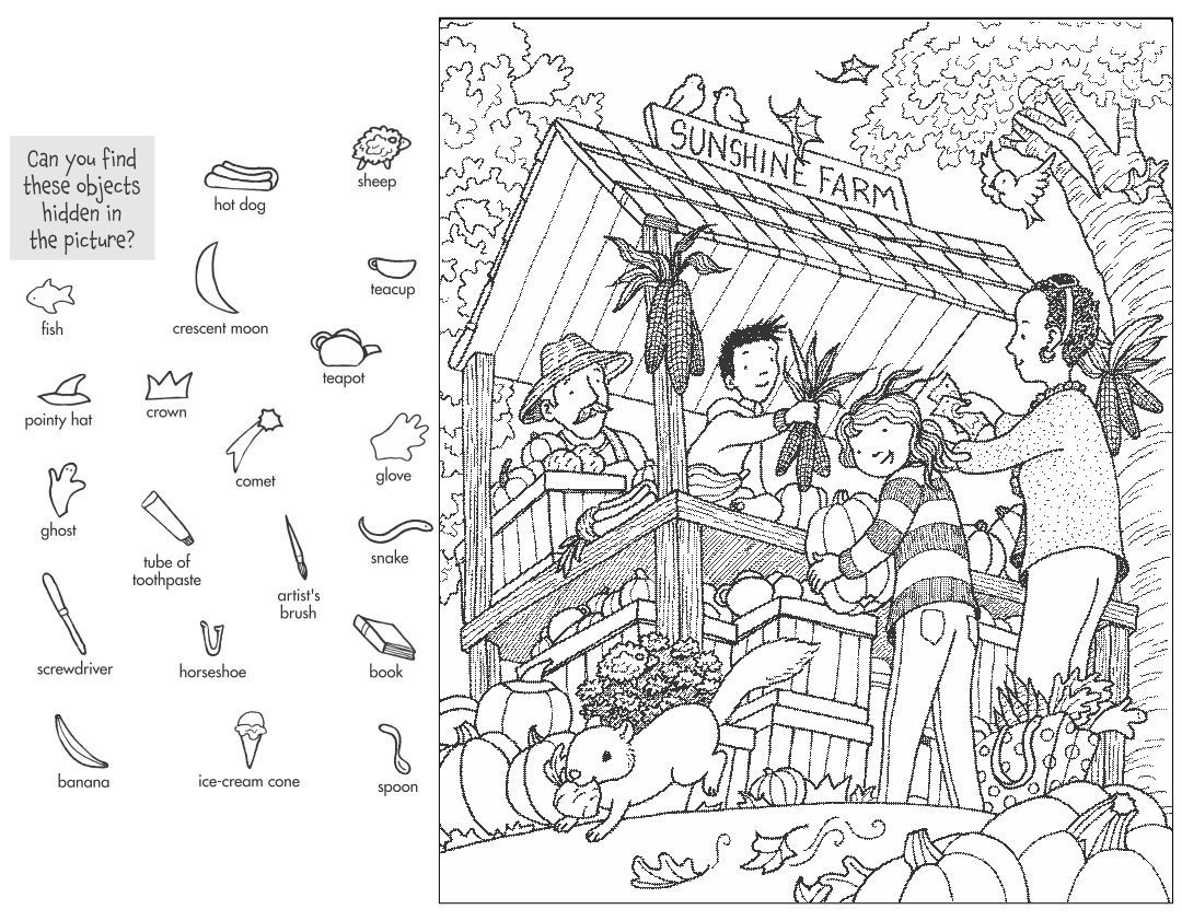 Highlight Picture Hidden Objects - 10 Free Pdf Printables with Free Printable Hidden Pictures For Adults With Answers