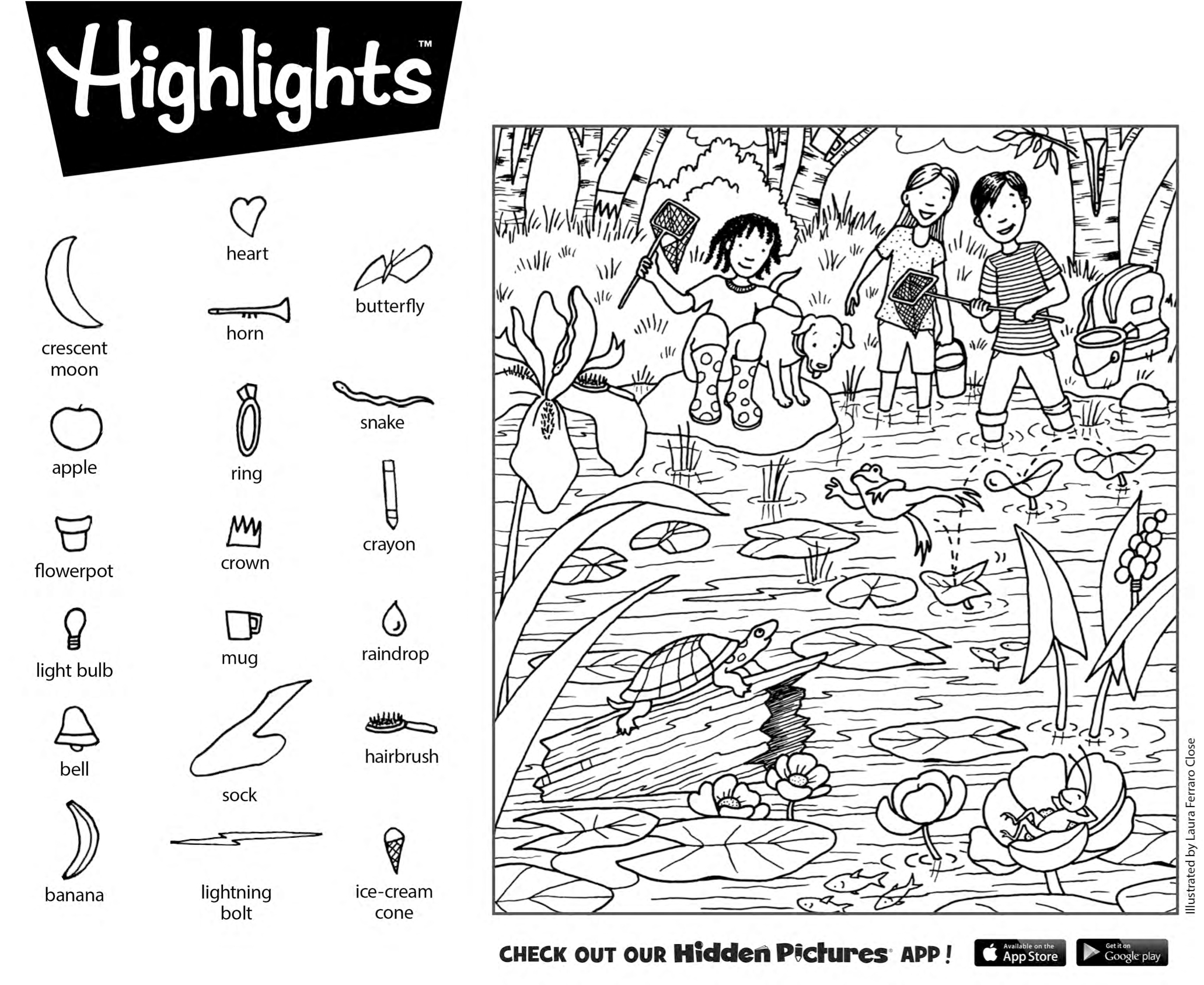 Highlights Hidden Pictures Printable | 123 Worksheets - Worksheets with regard to Free Printable Highlights Hidden Picture Puzzles