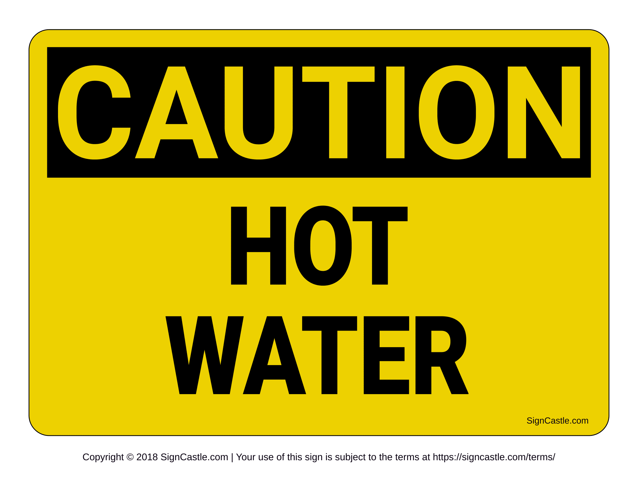 Hot Water Signs | Poster Template with regard to Caution Hot Water Sign Free Printable