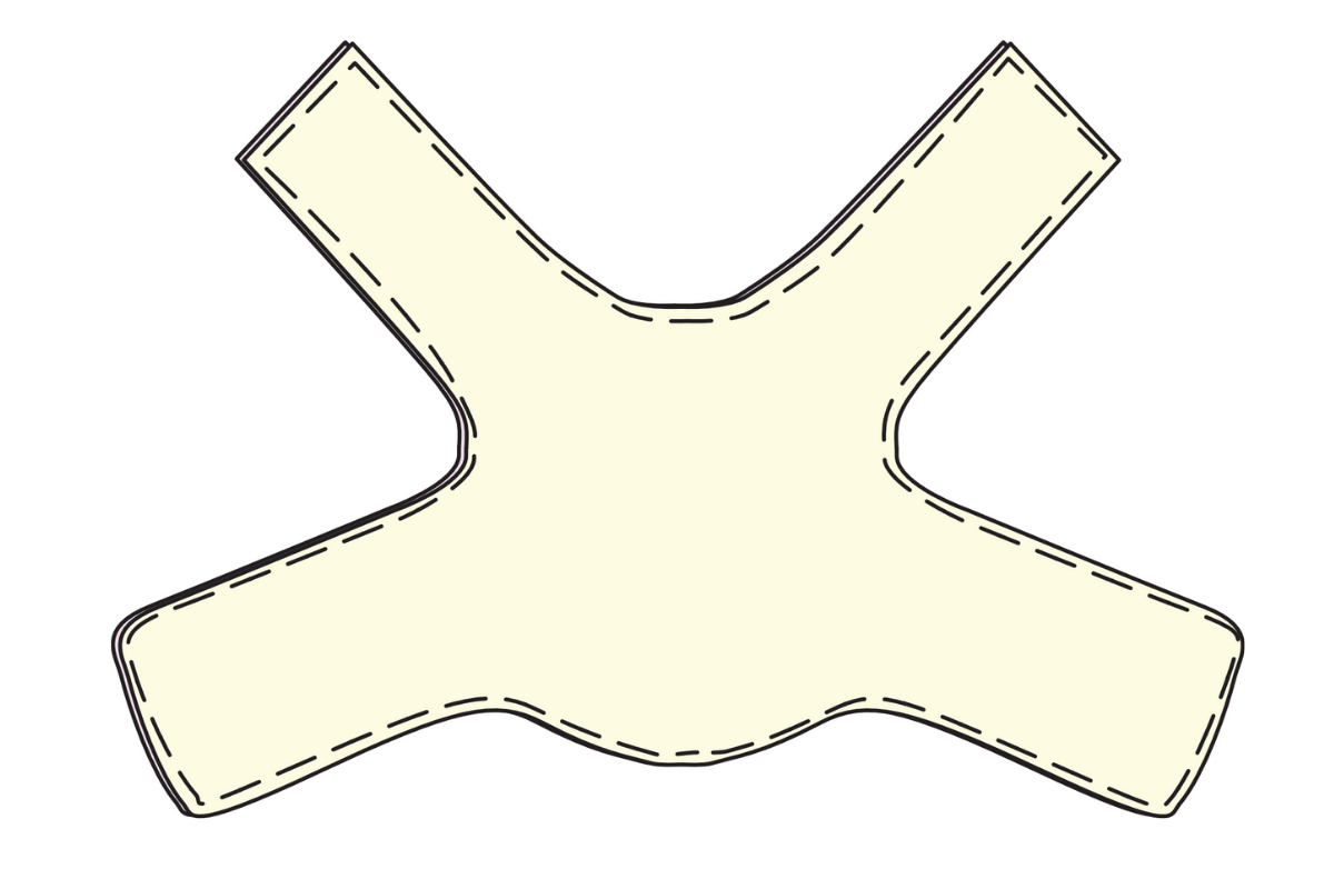 How To Create A Dog Harness, Part 2: Embroidery And Sewing - Weallsew inside Printable Dog Harness Pattern Free