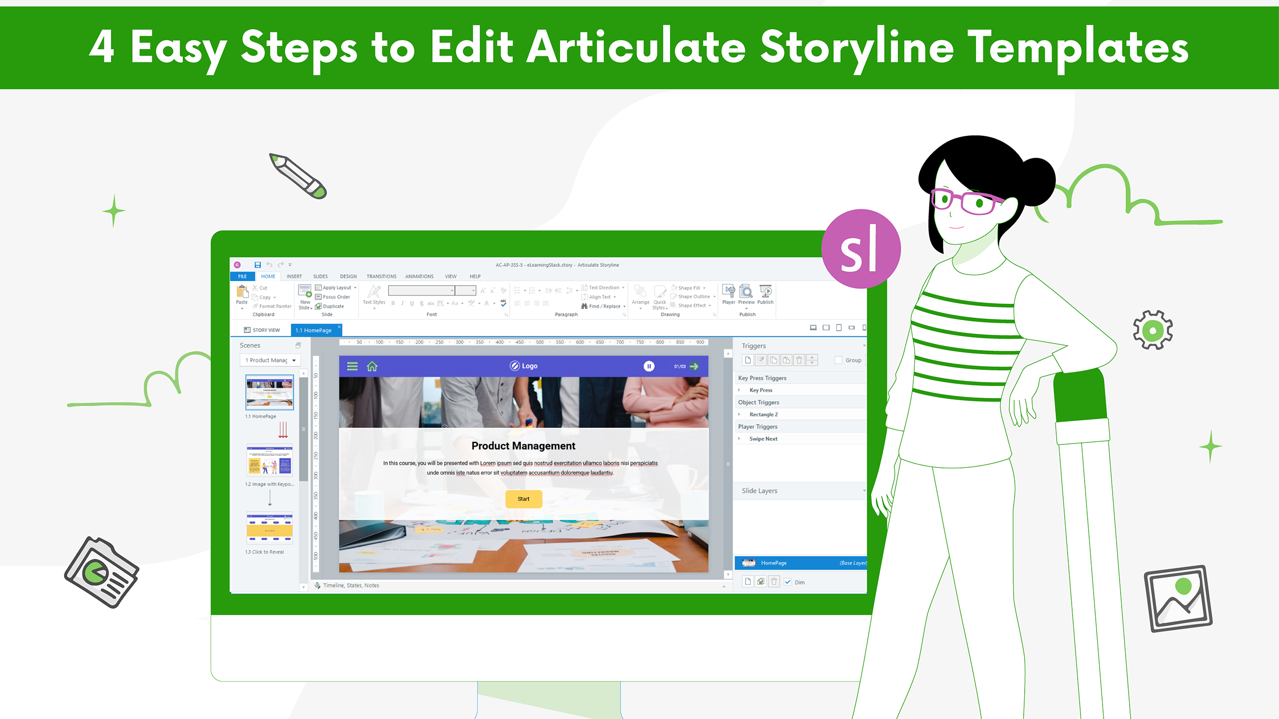 How To Edit The Templates In Articulate Storyline? inside Free Articulate Storyline Templates