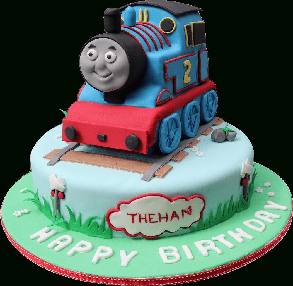 How To Make A 3D Thomas The Tank Engine Cake With Free Template with Free Thomas the Tank Engine Cake Template