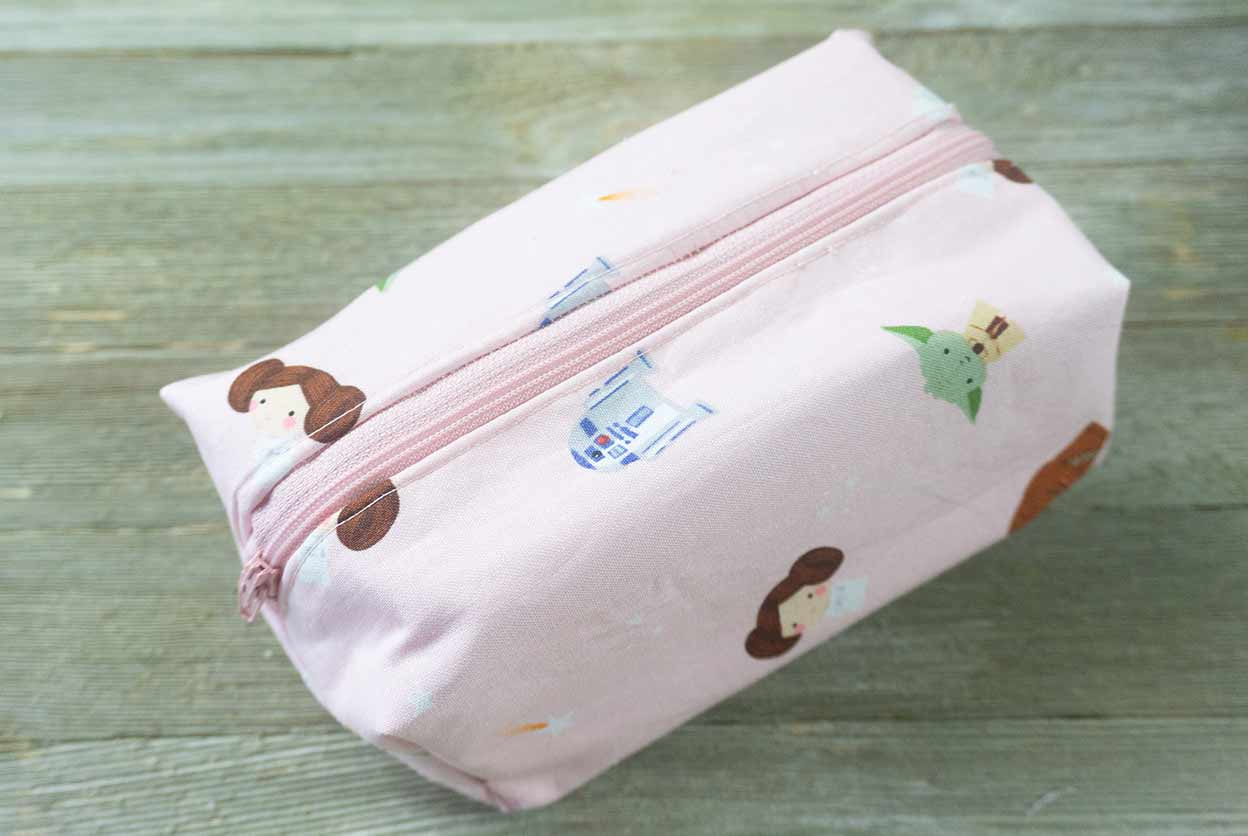 How To Make A Boxy Cosmetic Bag – Beginner Sewing Projects with regard to Free Printable Pattern For Non Zipper Cosmetic Bags
