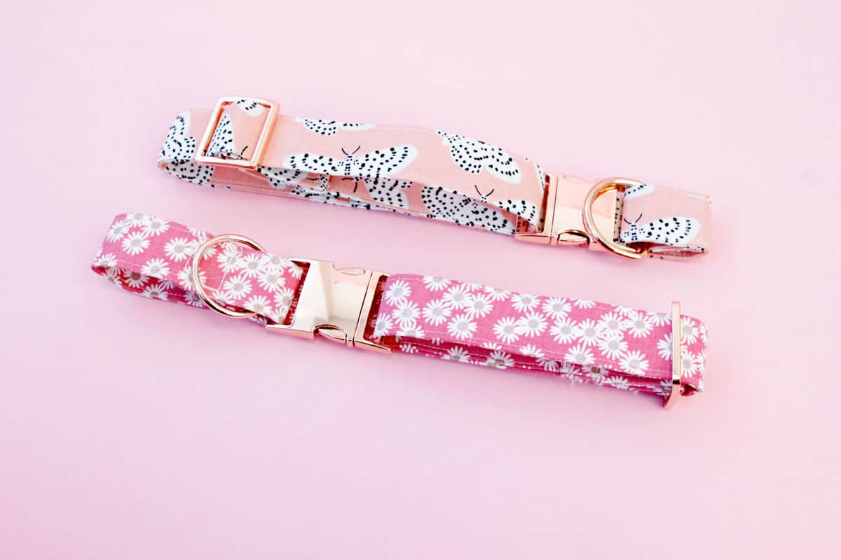 How To Make A Dog Collar Free Sewing Pattern! - See Kate Sew for Free Printable Fabric Dog Collar Pattern
