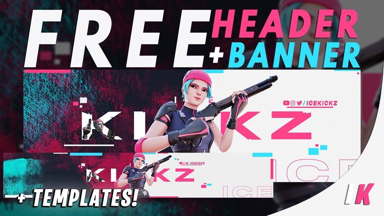 How To Make A Free Fortnite Banner/Header In Pixlr! (Tutorial + Templates) in Free Fortnite Banner Template