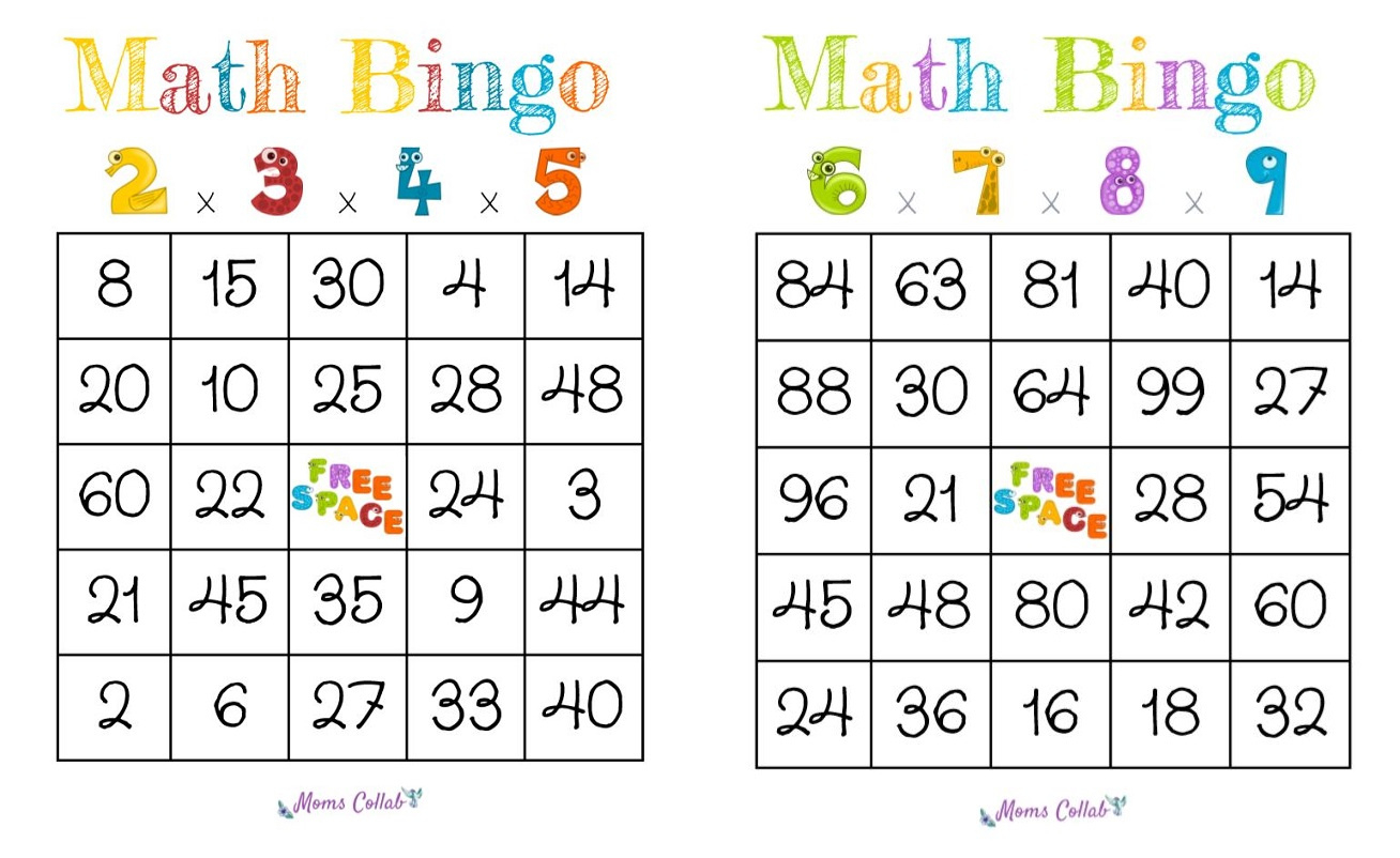 How To Make A Math Bingo Game To Help Kids Learn Arithmetic intended for Free Math Bingo Games Printable