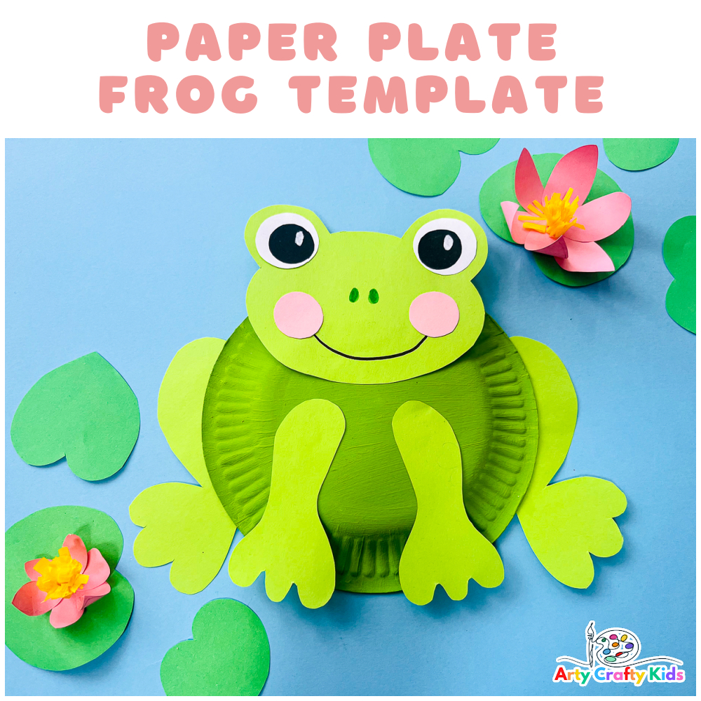 How To Make A Paper Plate Frog Craft - Arty Crafty Kids throughout Free Printable Frog Patterns