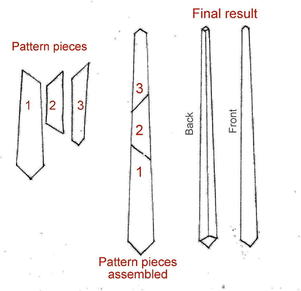 How To Make A Tie with regard to Free Necktie Template
