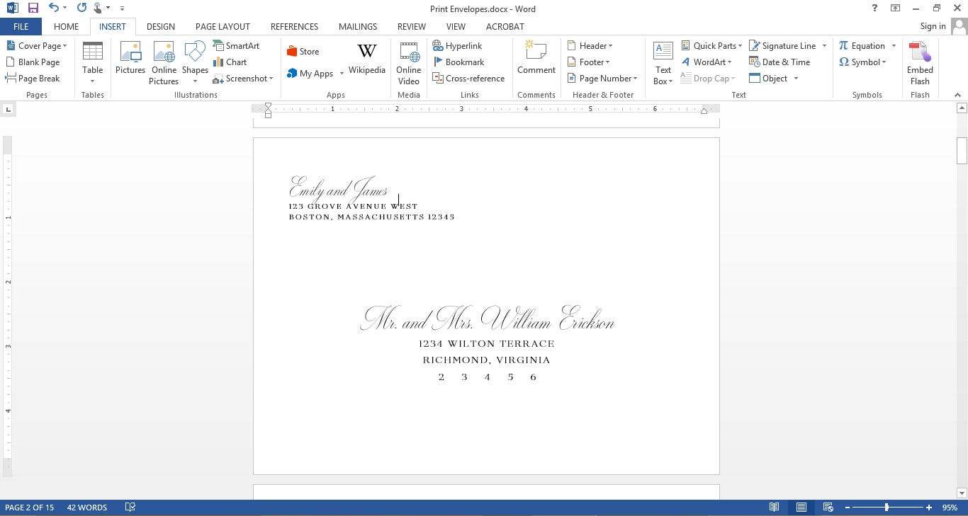 How To Make An Envelope Template (Or Snag Ours For Free) | Pipkin in Free Envelope Templates For Microsoft Word