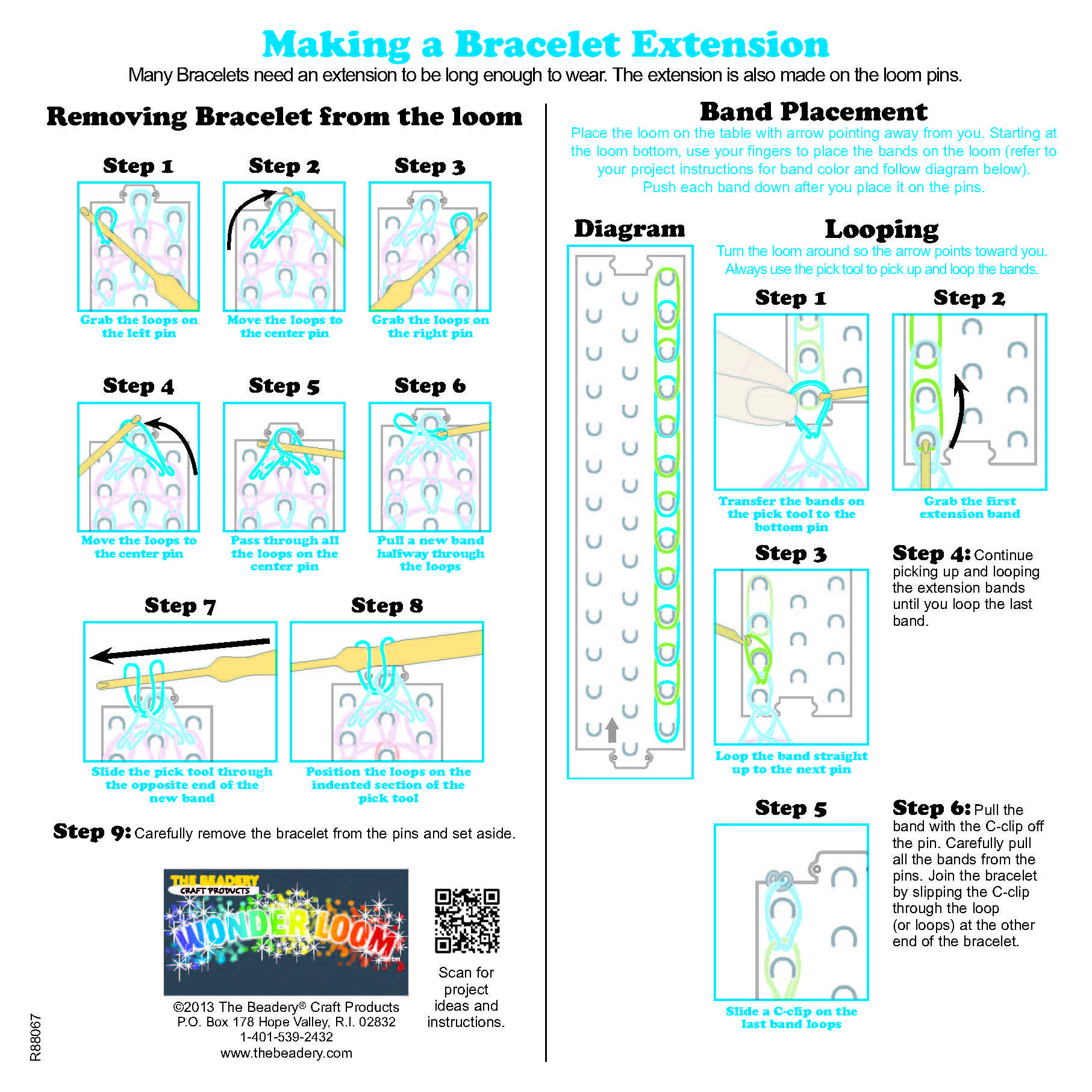 How To Make Loom Bracelets Stepstep inside Step By Step Printable Rainbow Loom Patterns With Your Hands