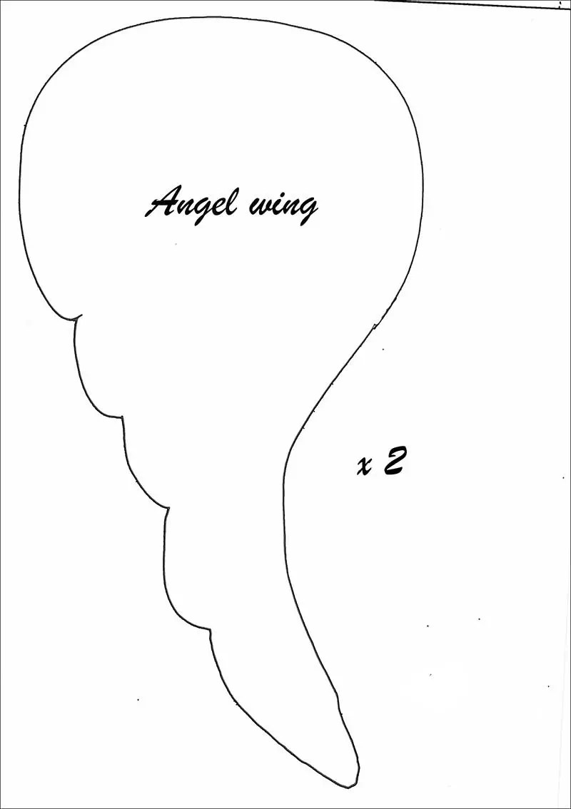 How To Make Map Paper Angel Wings Wall Decor - Pillar Box Blue with Free Printable Angel Wing Pattern