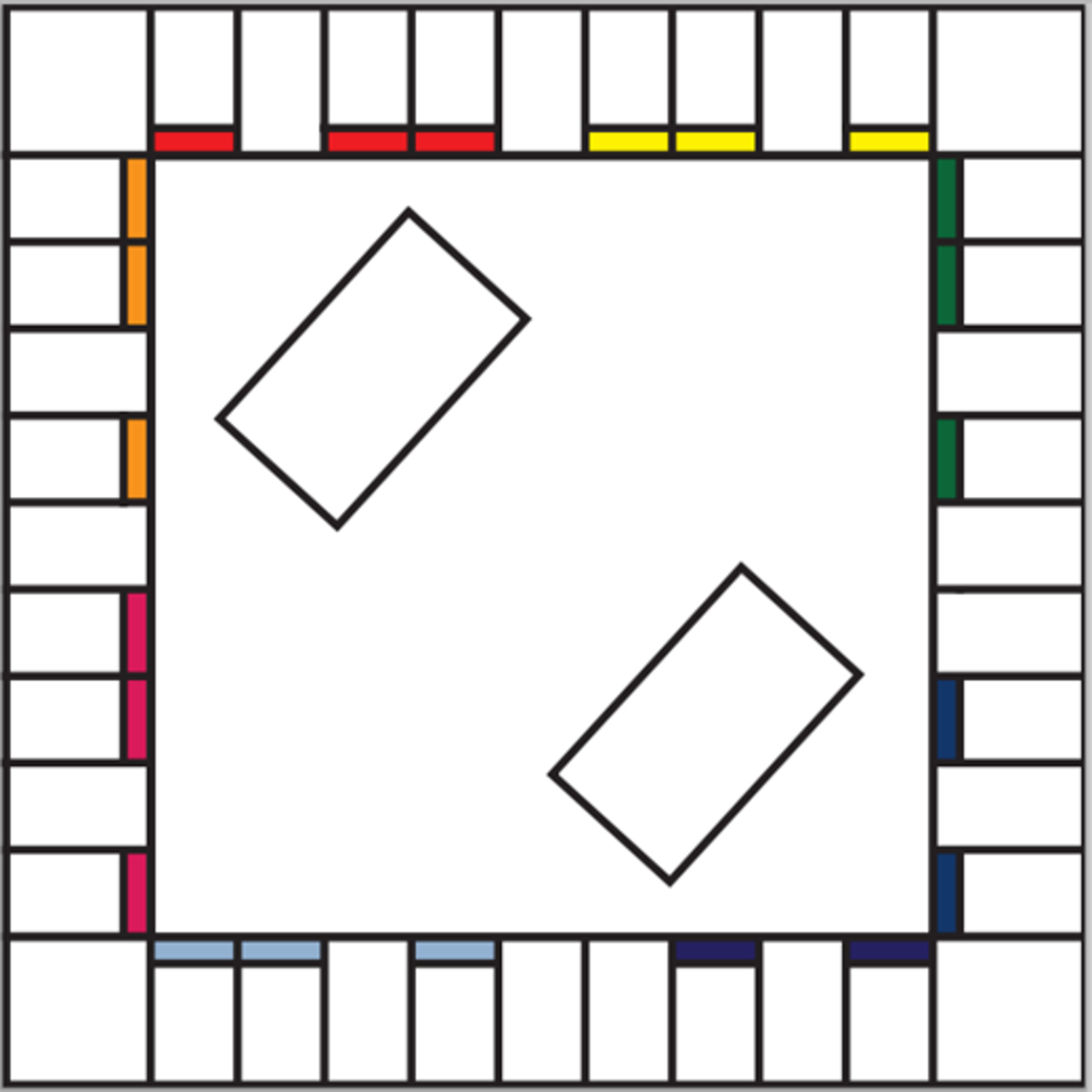 How To Make Your Own Monopoly Game: Board, Money, And Cards - Hubpages within Free Printable Blank Monopoly Board
