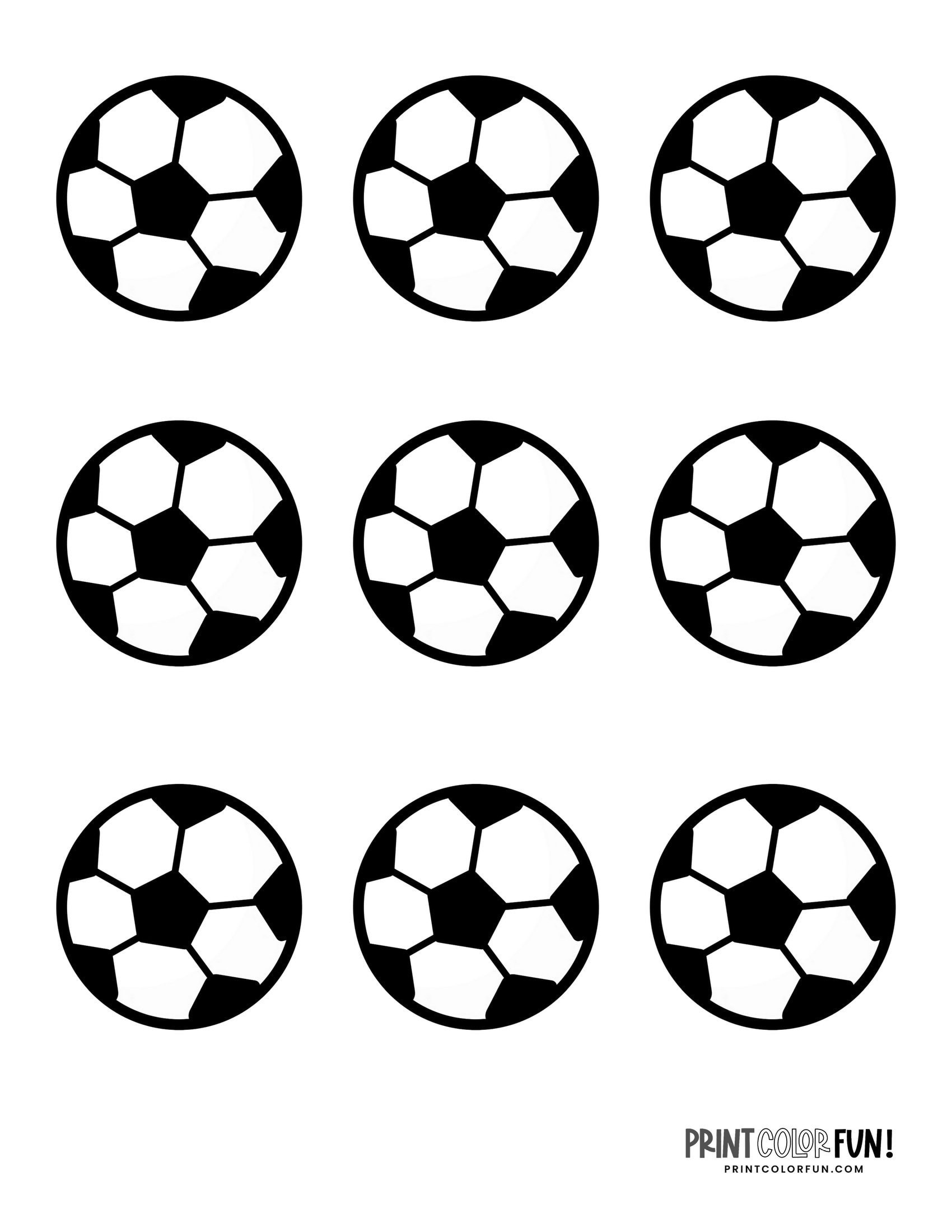 How To Shoot A Soccer Ball For Kids & Beginners inside Free Printable Soccer Ball Stencil