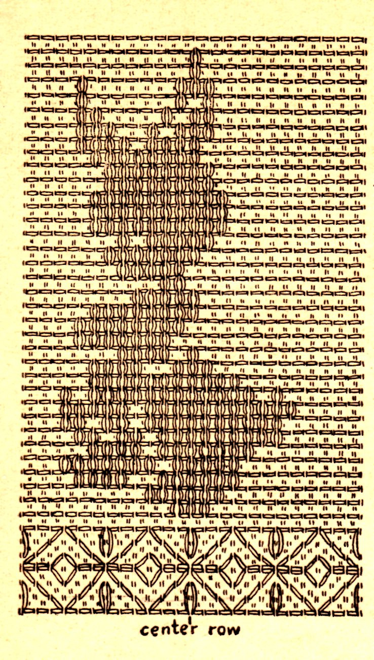 Huck Weaving Instructions And Design Patterns - Vintage Crafts And within Free Printable Swedish Weaving Patterns
